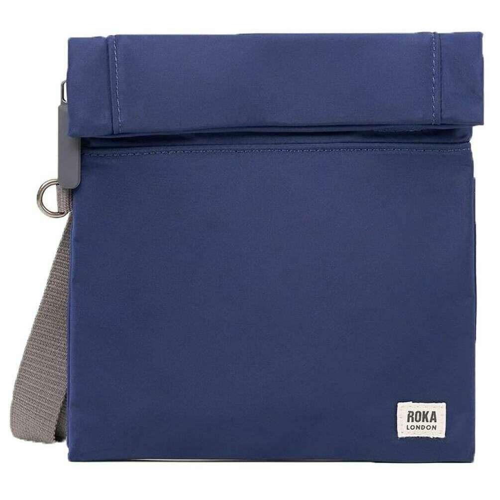 Roka Stratford Small Recycled Nylon Sling Bag - Crisp Blue