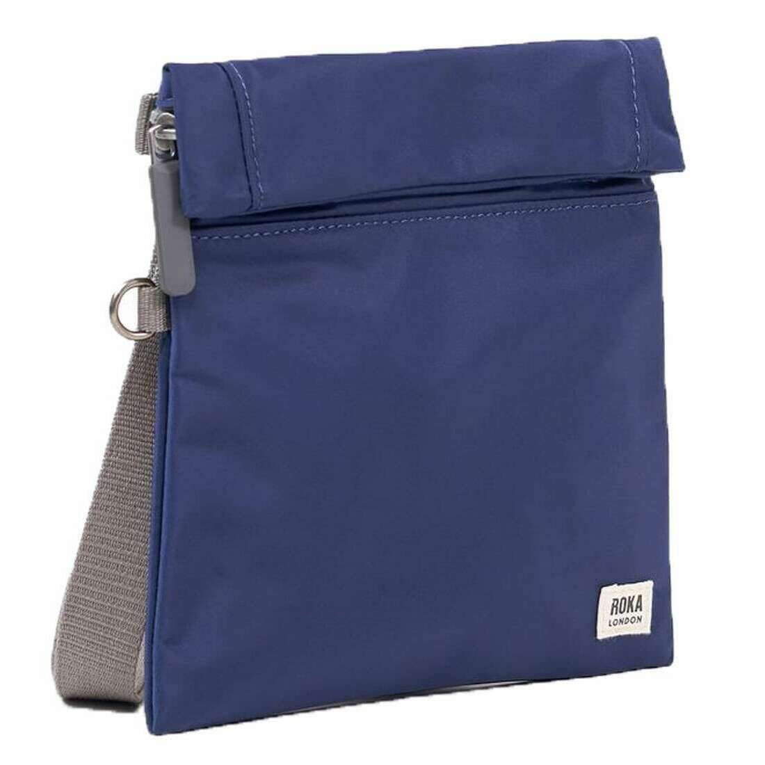 Roka Stratford Small Recycled Nylon Sling Bag - Crisp Blue - Image 3