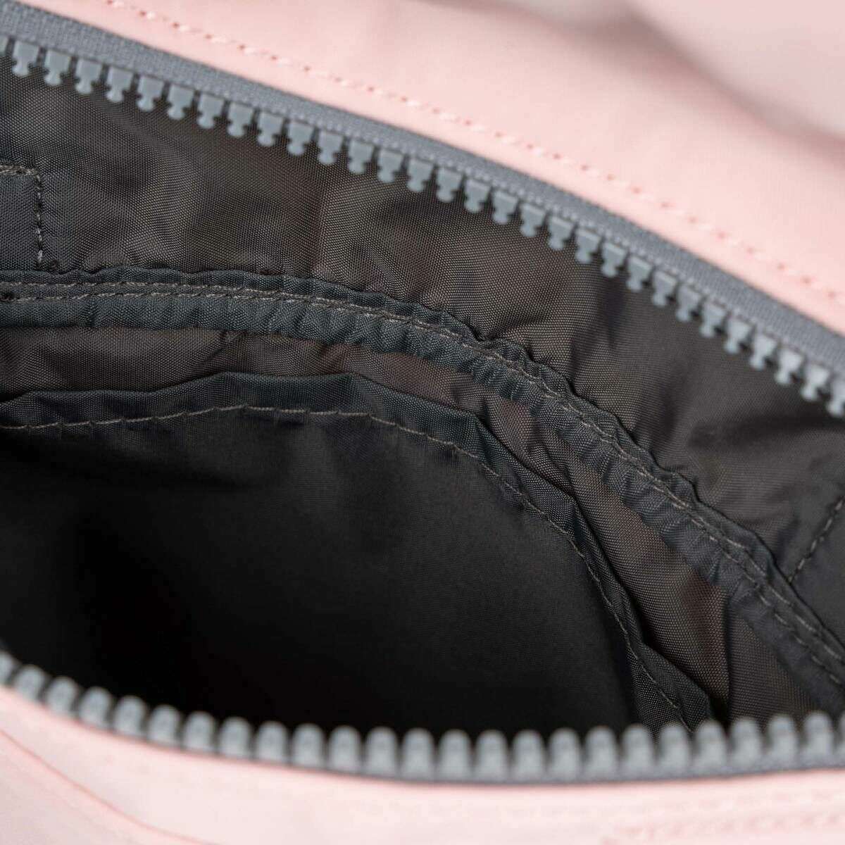Roka Stratford Small Recycled Nylon Sling Bag - English Rose Pink - Image 4