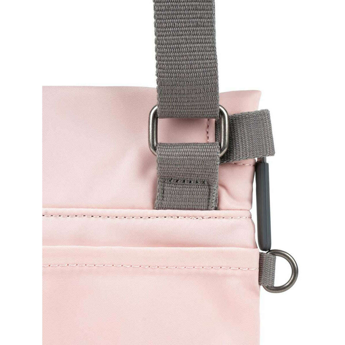 Roka Stratford Small Recycled Nylon Sling Bag - English Rose Pink - Image 5