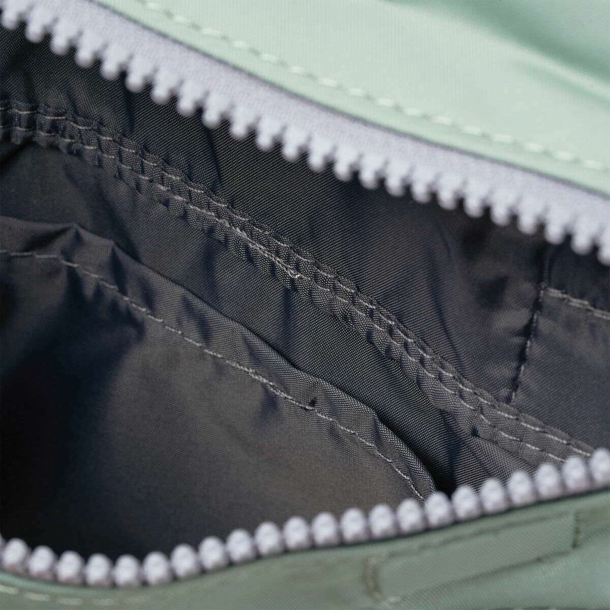 Roka Stratford Small Recycled Nylon Sling Bag - Frost Green - Image 4