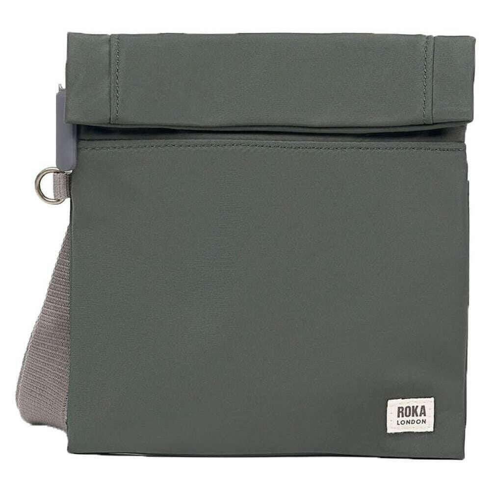 Roka Stratford Small Recycled Nylon Sling Bag - Thyme Green