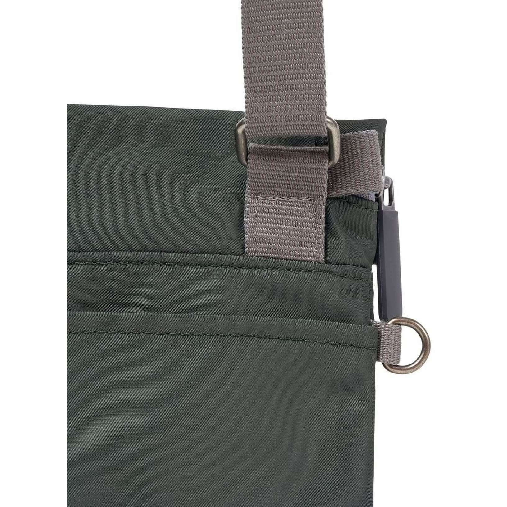 Roka Stratford Small Recycled Nylon Sling Bag - Thyme Green - Image 5