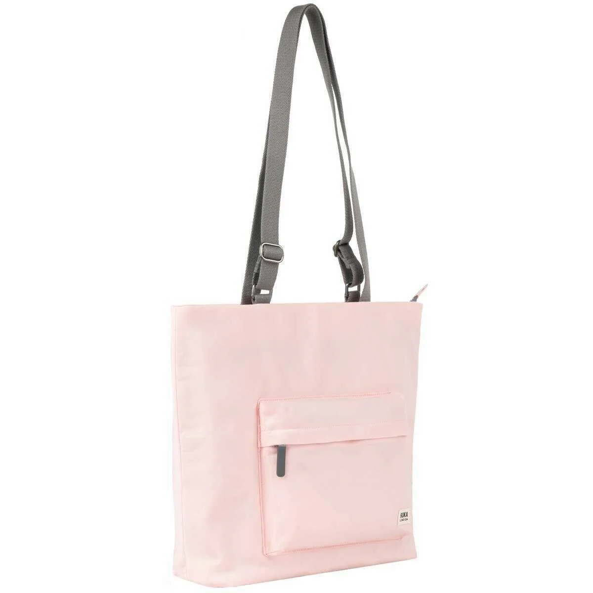 Roka Trafalgar B Medium Recycled Nylon Tote Bag - English Rose Pink - Image 3