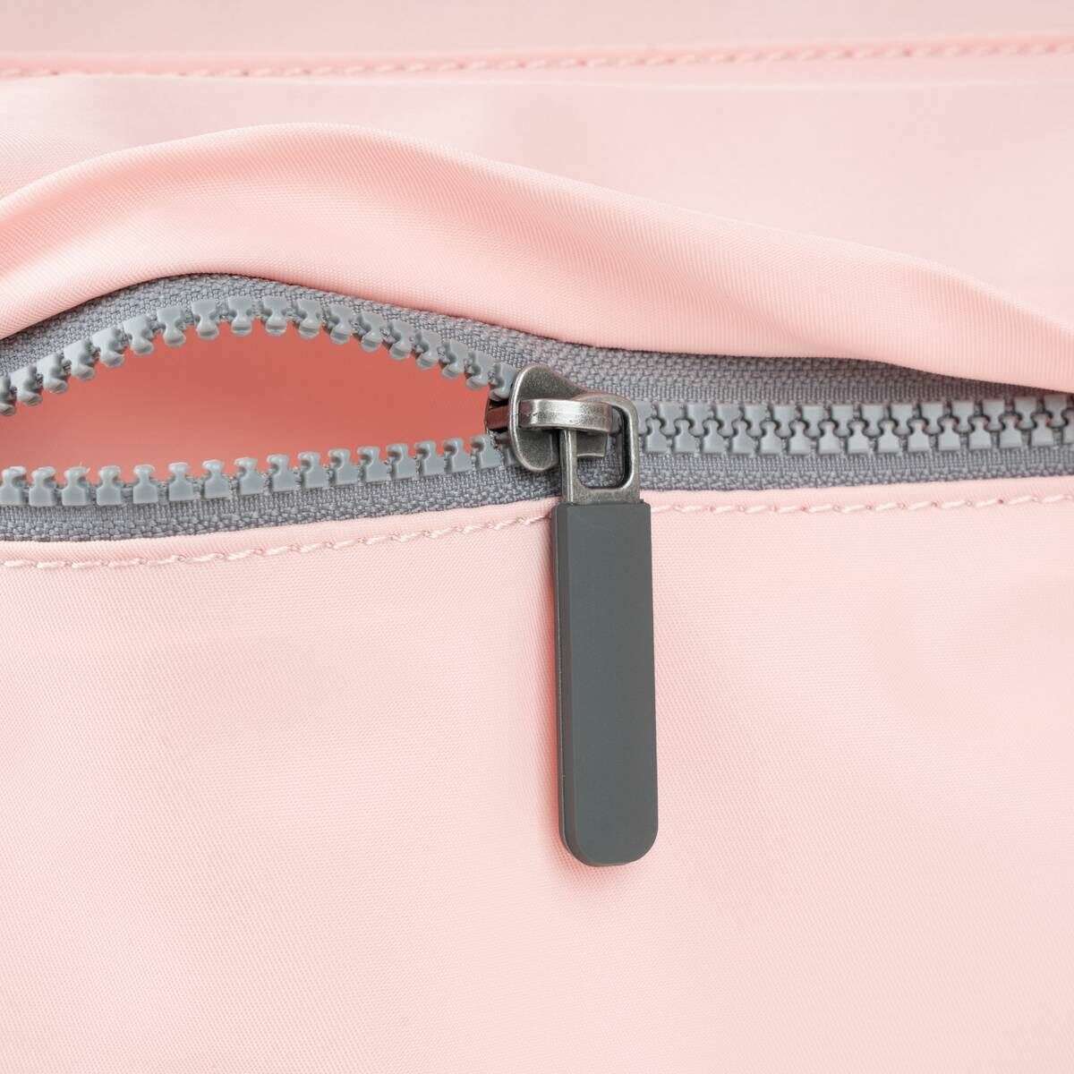Roka Trafalgar B Medium Recycled Nylon Tote Bag - English Rose Pink - Image 6