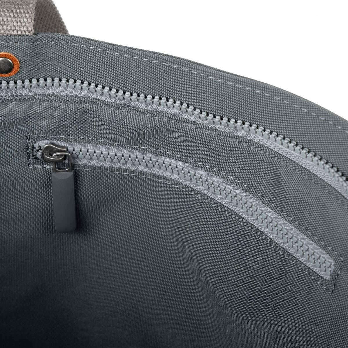 Roka Trafalgar B Recycled Canvas Tote Bag - Smoke Grey - Image 4