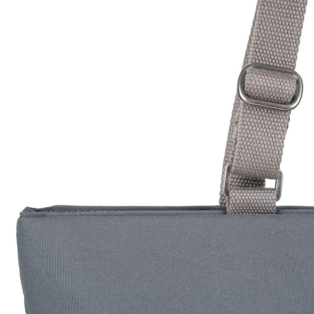 Roka Trafalgar B Recycled Canvas Tote Bag - Smoke Grey - Image 5