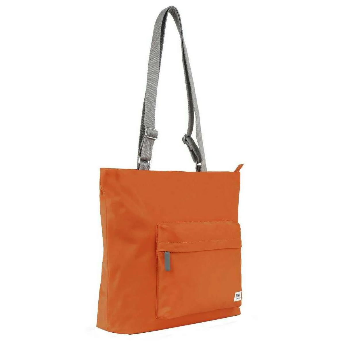 Roka Trafalgar B Recycled Nylon Tote Bag - Burnt Orange - Image 3