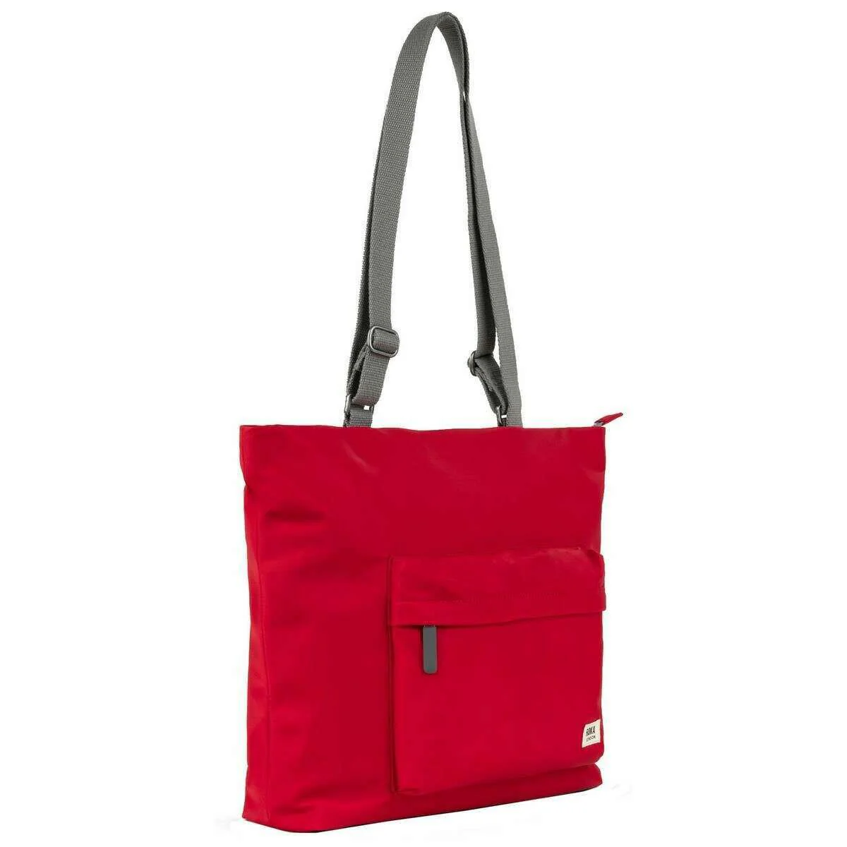 Roka Trafalgar B Recycled Nylon Tote Bag - Cranberry Red - Image 3