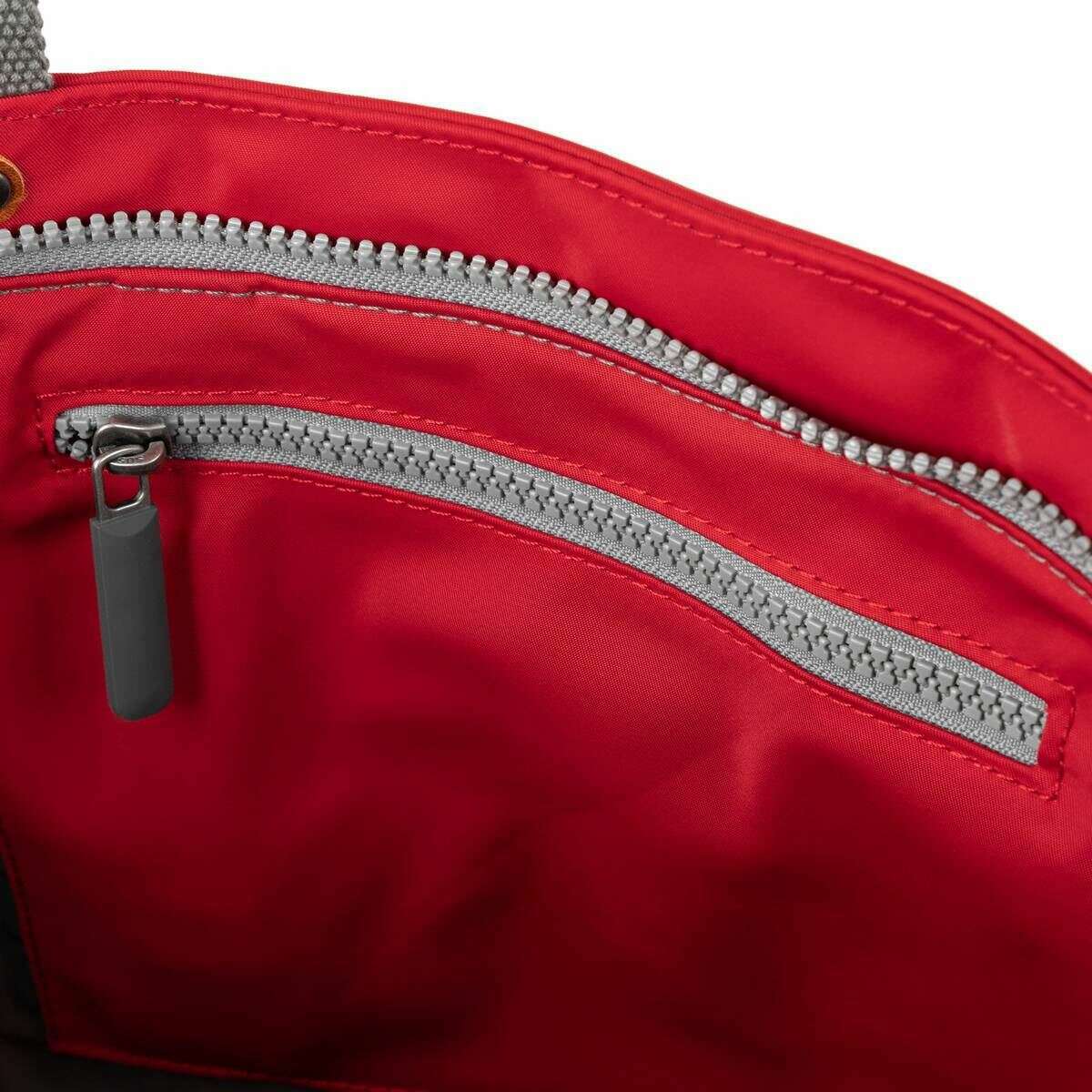 Roka Trafalgar B Recycled Nylon Tote Bag - Cranberry Red - Image 4