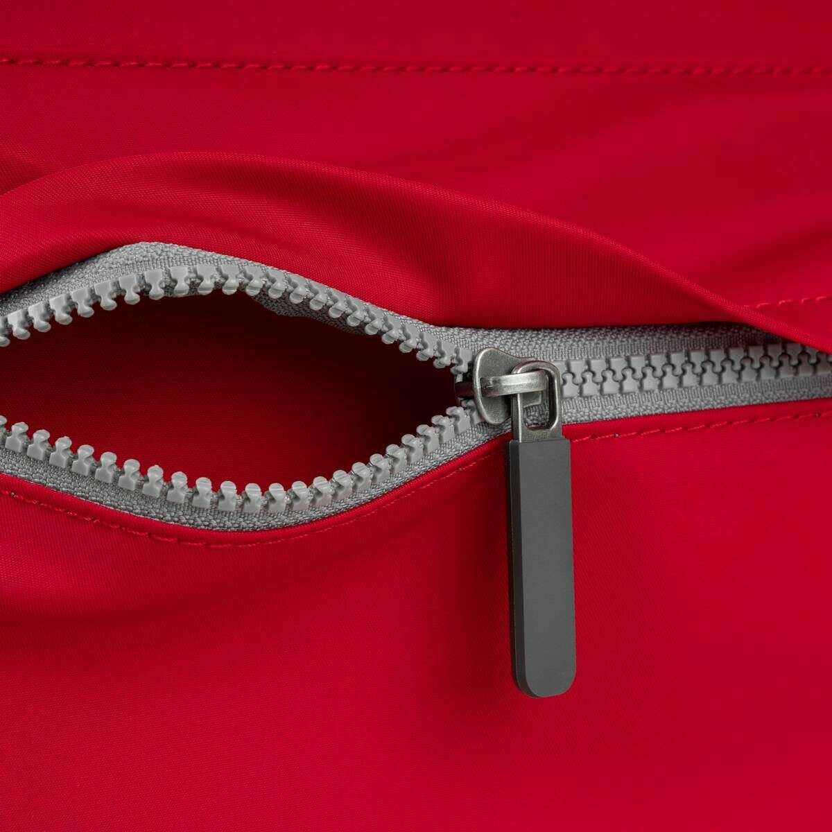 Roka Trafalgar B Recycled Nylon Tote Bag - Cranberry Red - Image 6