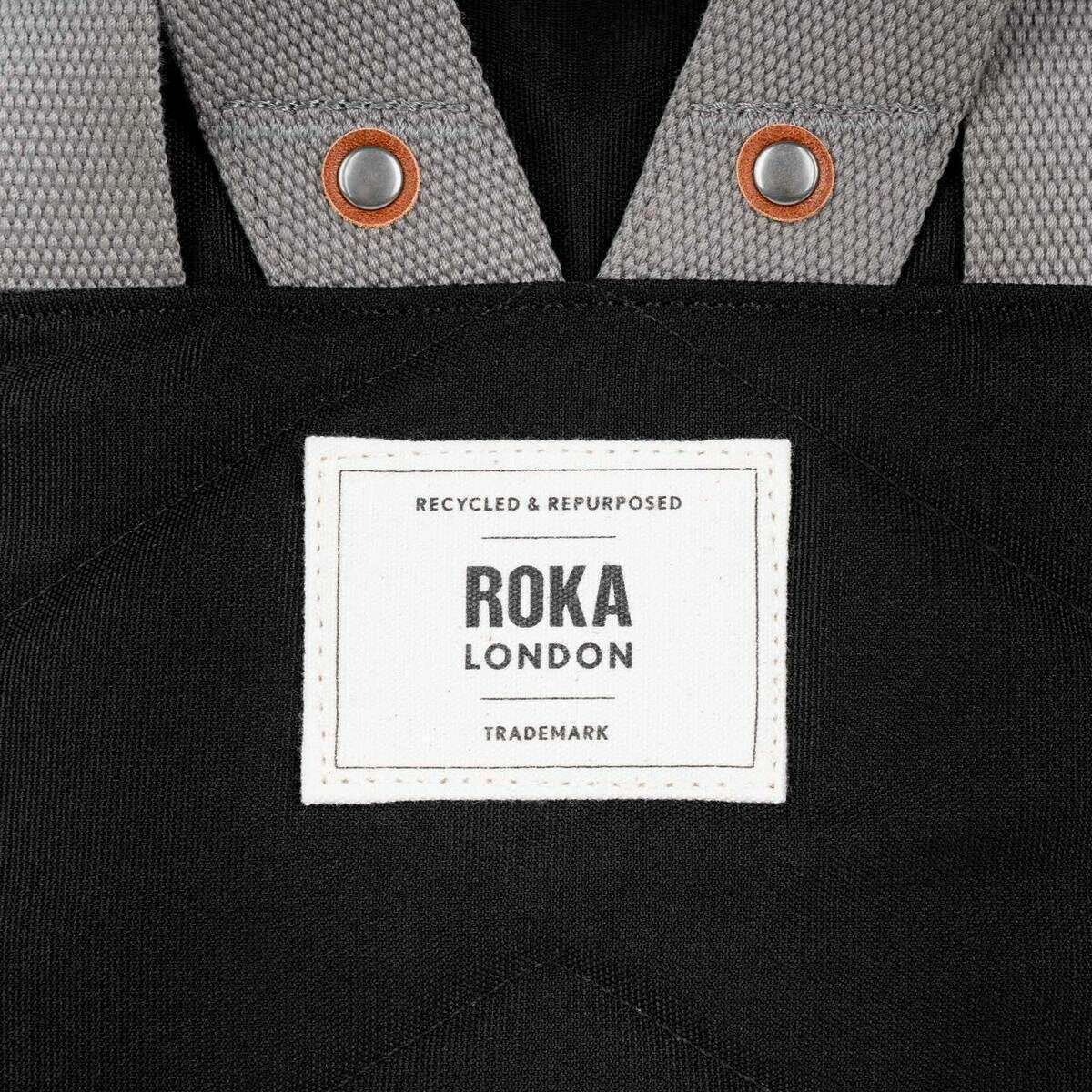 Roka Waterhouse Medium Recycled Canvas Field Backpack - Ash Grey - Image 7