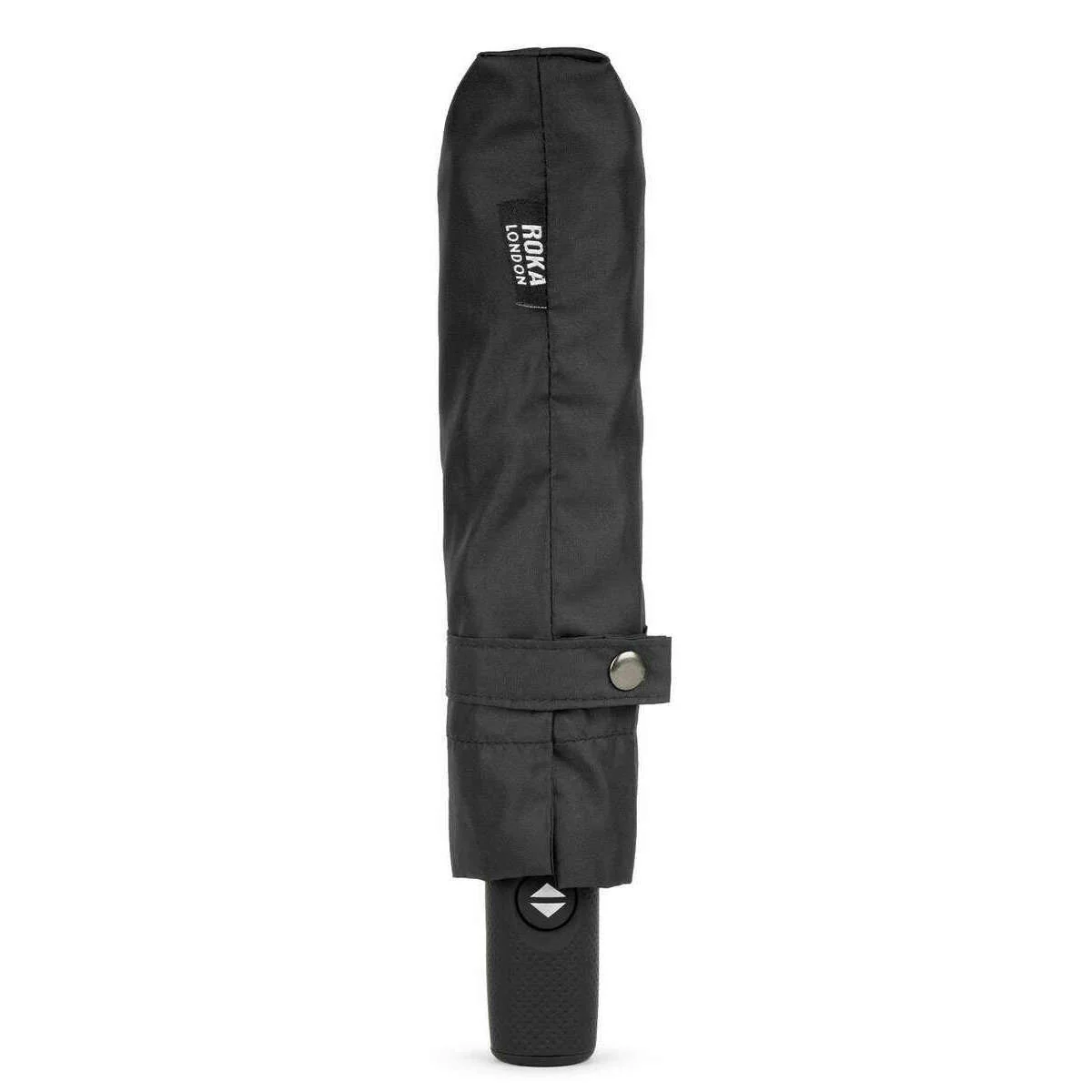 Roka Waterloo Recycled Nylon Umbrella - Black/Teal - Image 6