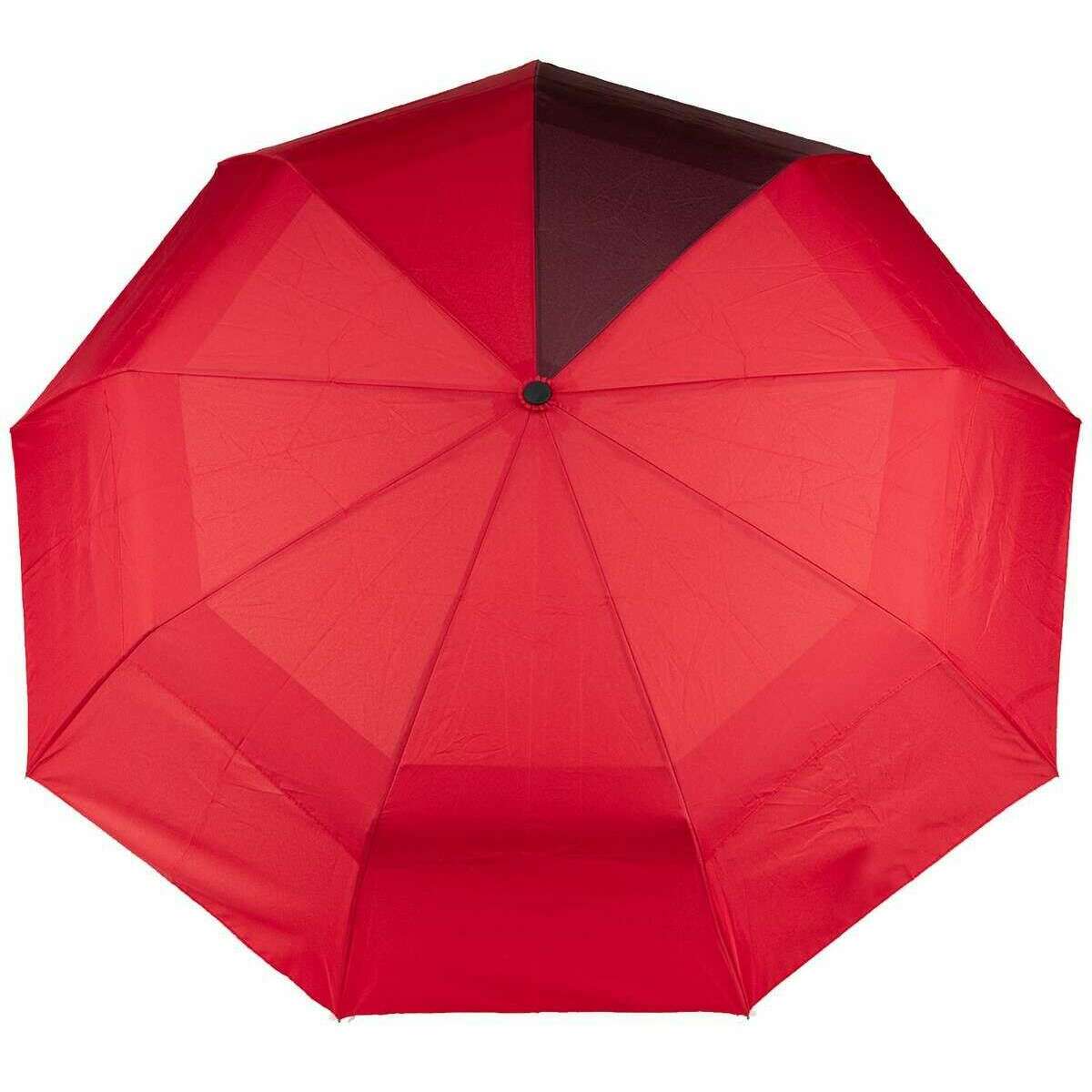 Roka Waterloo Recycled Nylon Umbrella - Cranberry Red/Plum Purple - Image 2