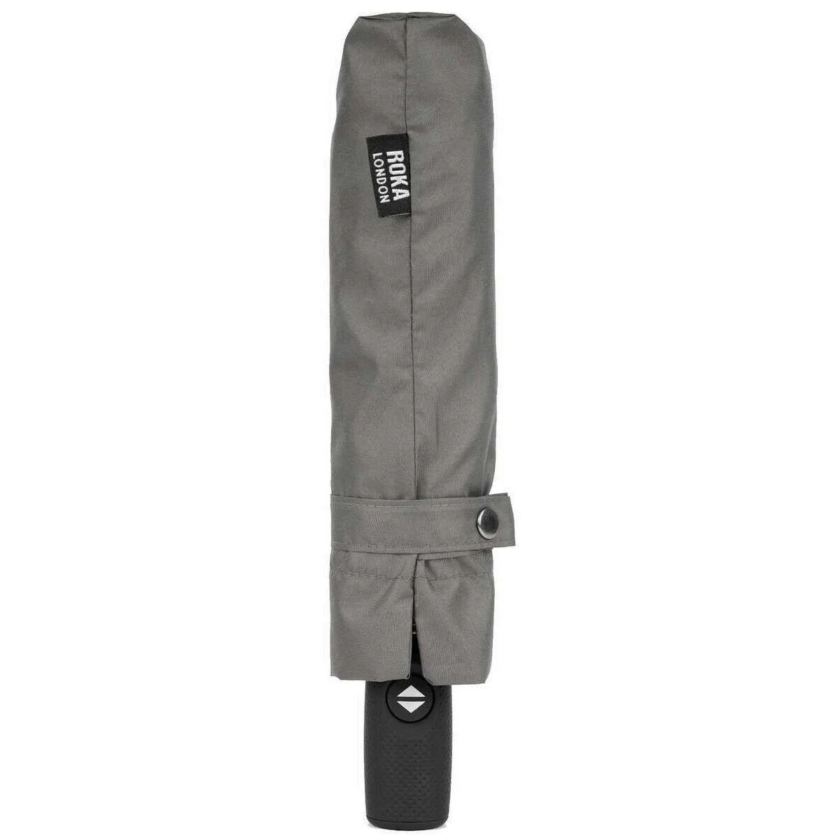 Roka Waterloo Recycled Nylon Umbrella - Graphite Grey/Cranberry Red - Image 5
