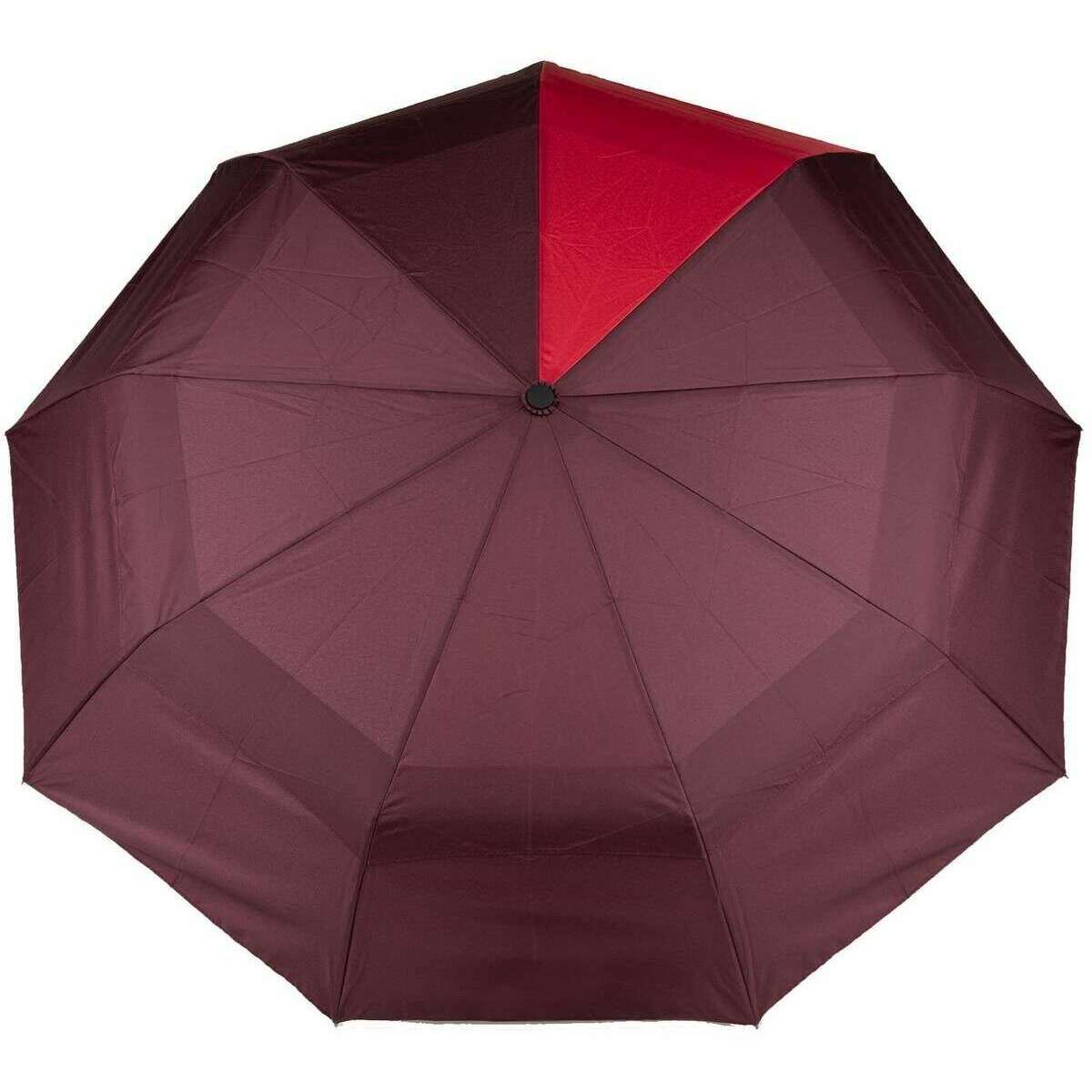 Roka Waterloo Recycled Nylon Umbrella - Plum Purple/Cranberry Red - Image 2