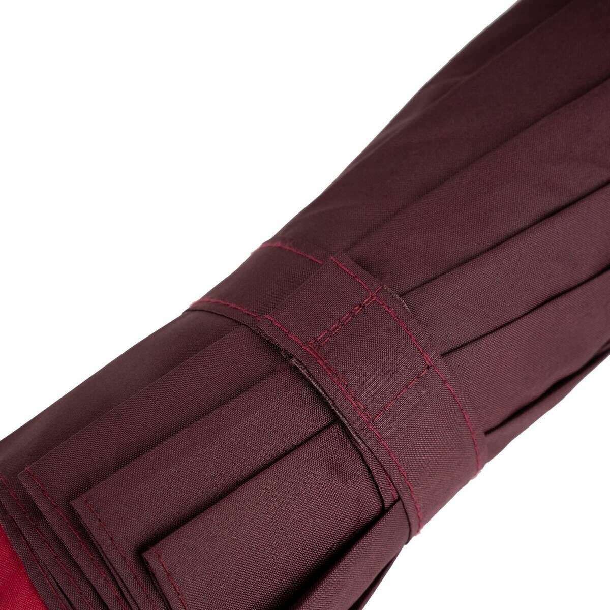 Roka Waterloo Recycled Nylon Umbrella - Plum Purple/Cranberry Red - Image 4