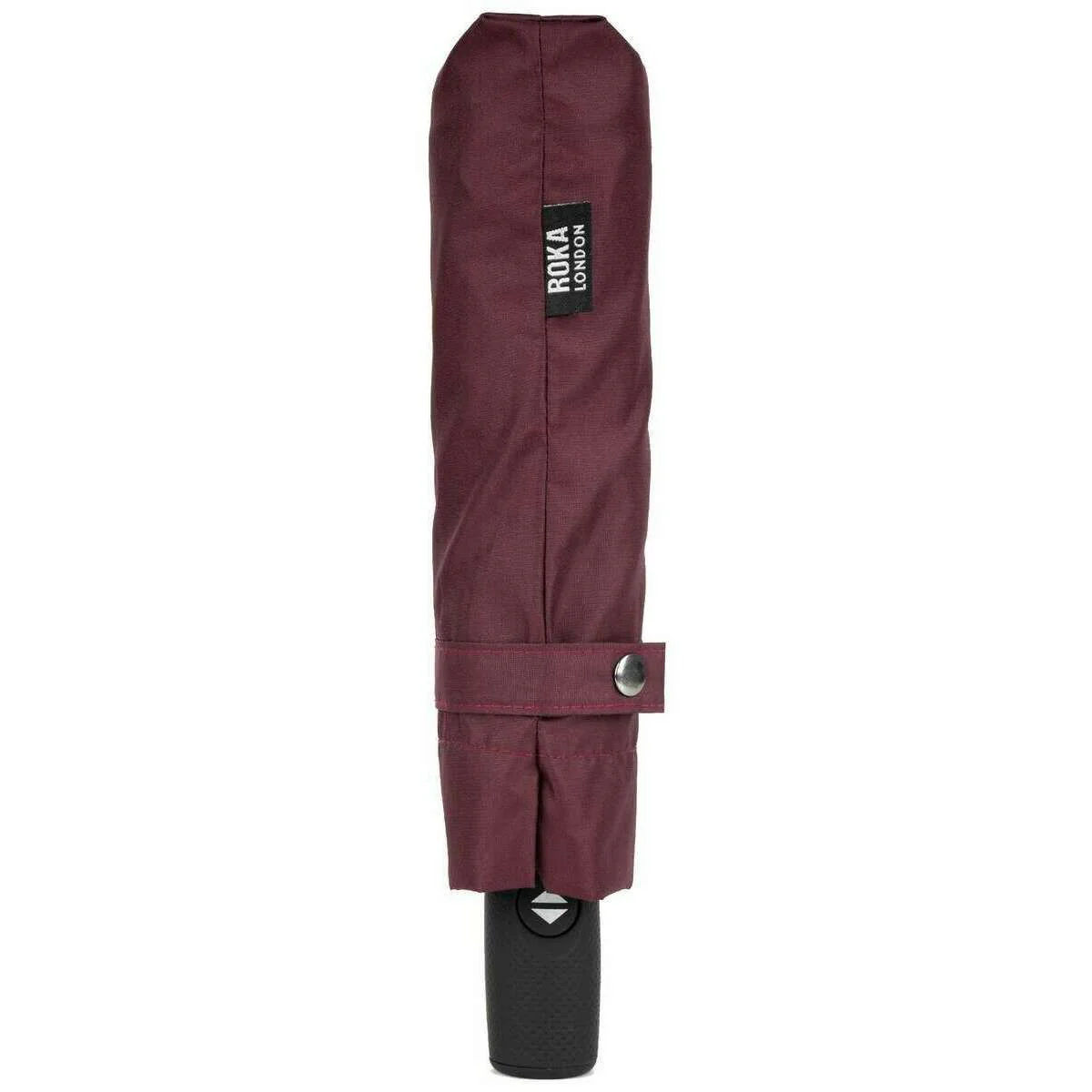 Roka Waterloo Recycled Nylon Umbrella - Plum Purple/Cranberry Red - Image 5
