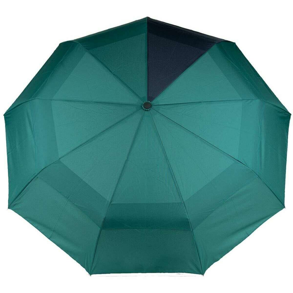 Roka Waterloo Recycled Nylon Umbrella - Teal Blue/Midnight Blue - Image 2