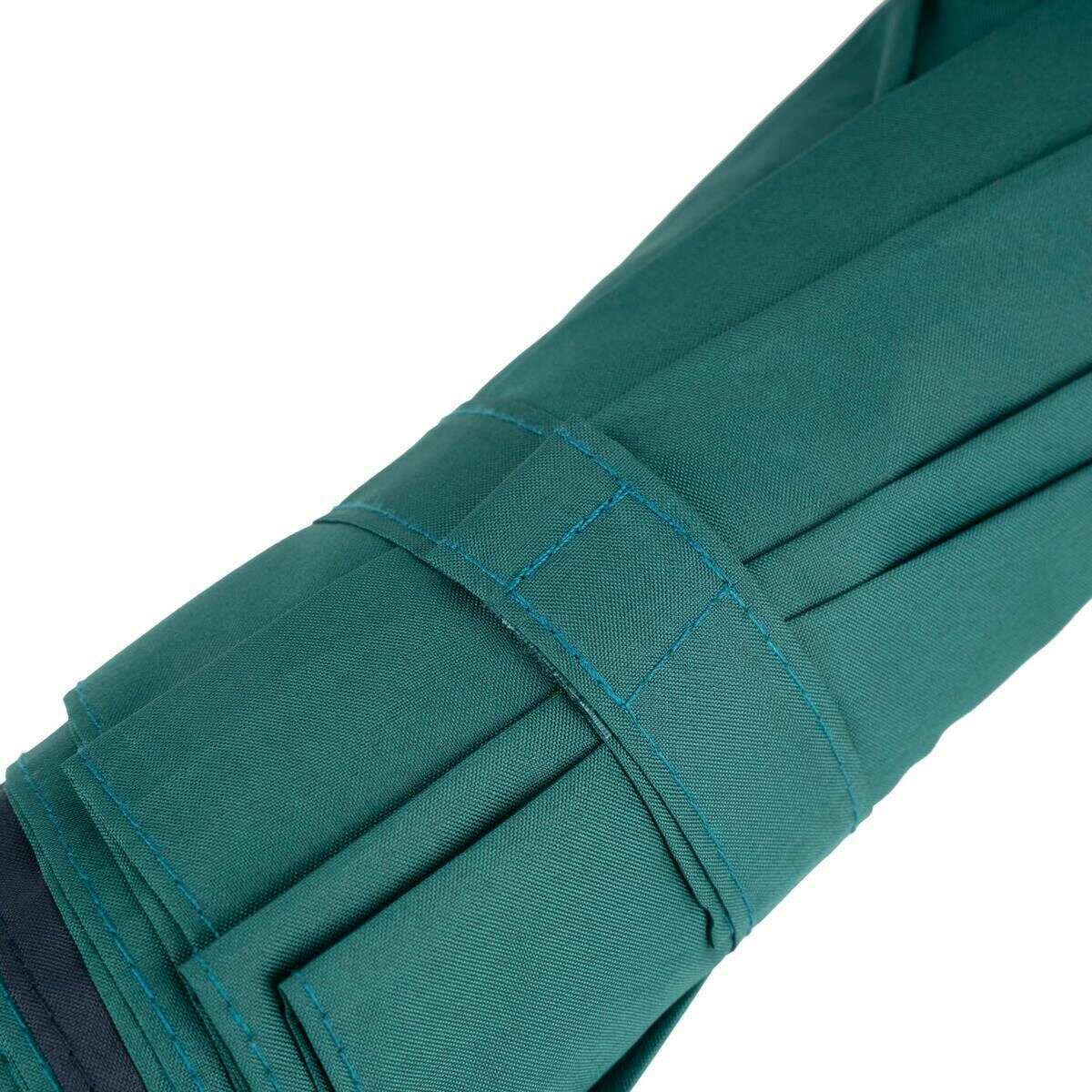 Roka Waterloo Recycled Nylon Umbrella - Teal Blue/Midnight Blue - Image 4