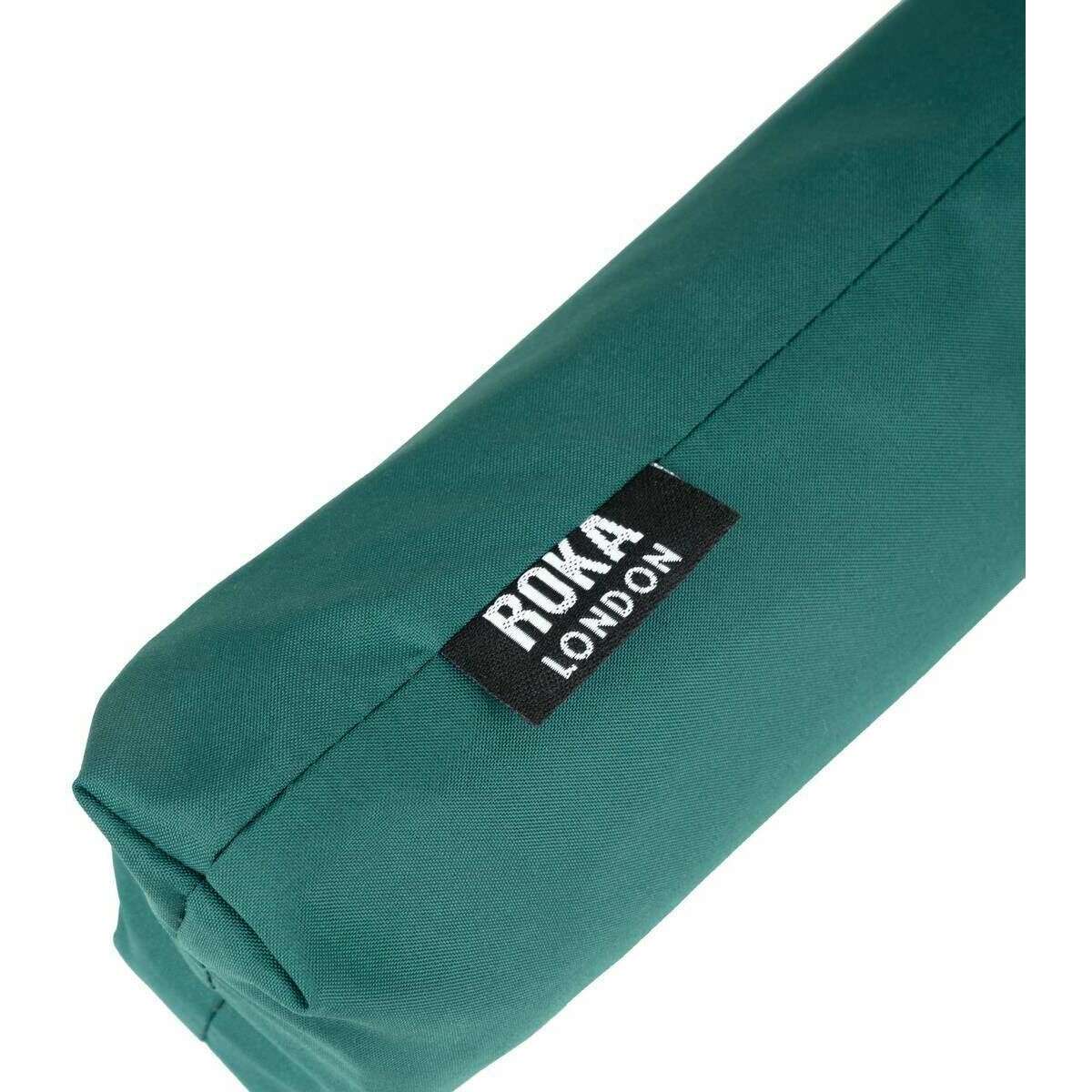 Roka Waterloo Recycled Nylon Umbrella - Teal Blue/Midnight Blue - Image 6