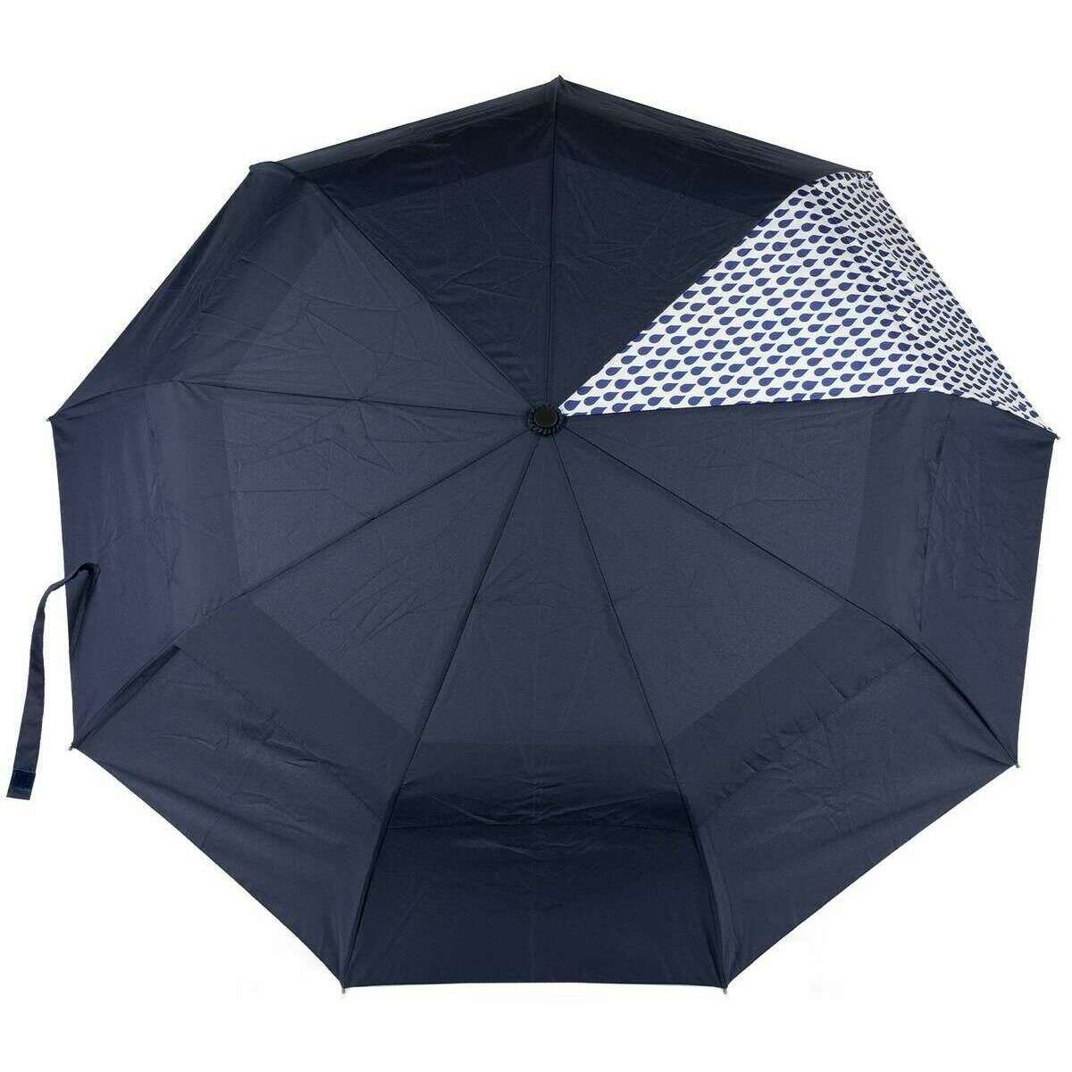 Roka Waterloo Recycled Umbrella - Denim Rain/Midnight Navy - Image 3