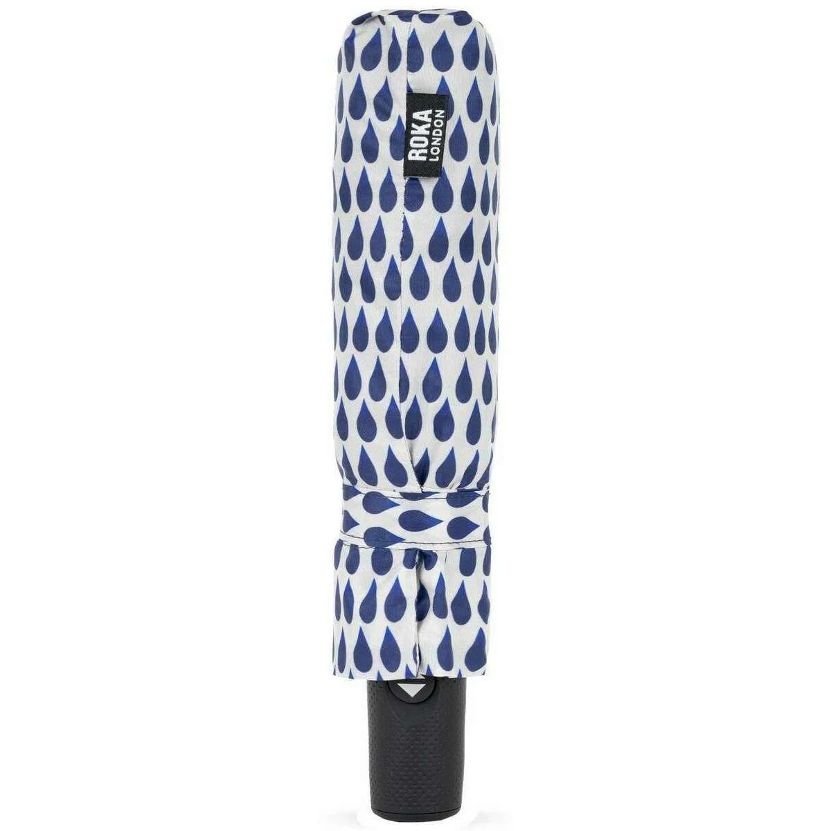 Roka Waterloo Recycled Umbrella - Denim Rain/Midnight Navy - Image 5