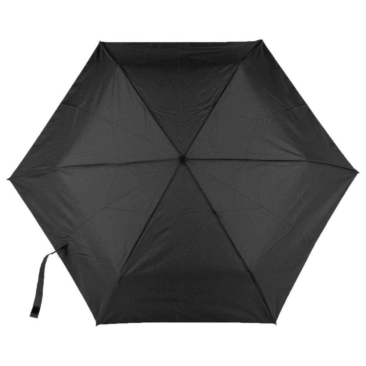 Roka Waterloo Ultra Light Small Recycled Nylon Umbrella - Black - Image 3
