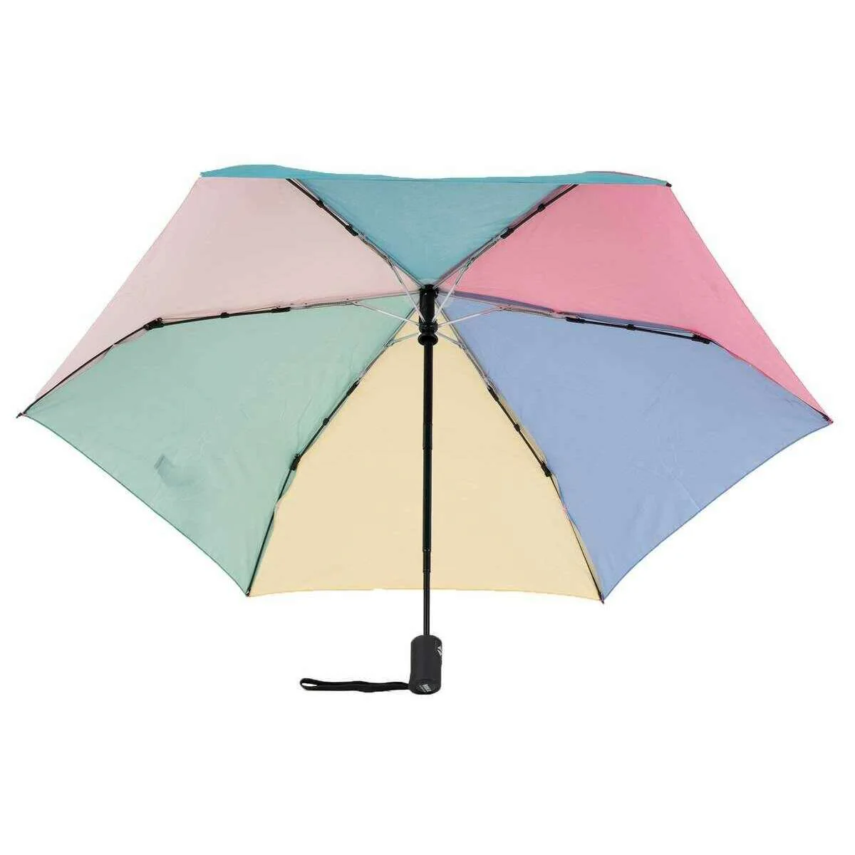 Roka Waterloo Ultra Light Small Recycled Nylon Umbrella - Bright Rainbow - Image 2