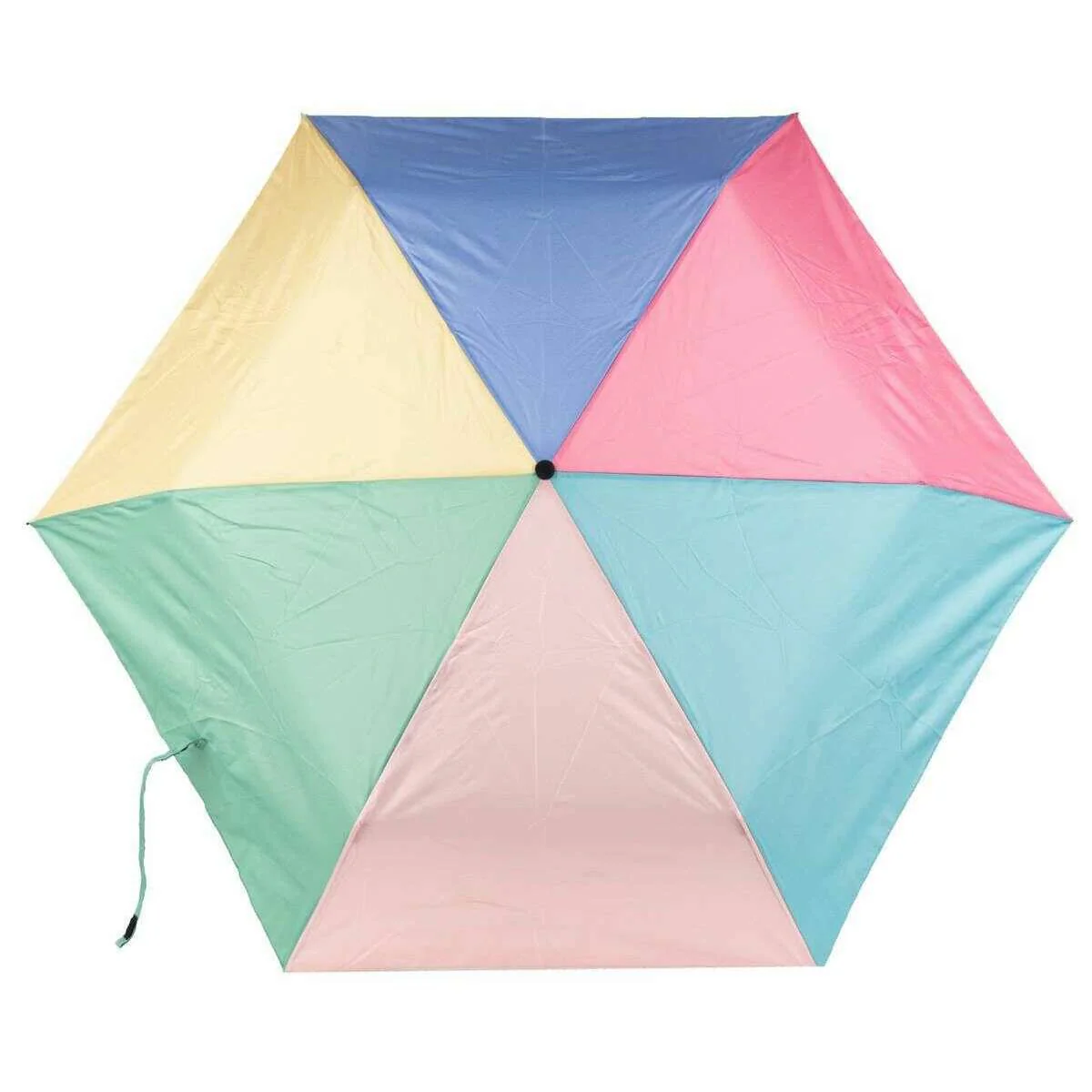 Roka Waterloo Ultra Light Small Recycled Nylon Umbrella - Bright Rainbow - Image 3