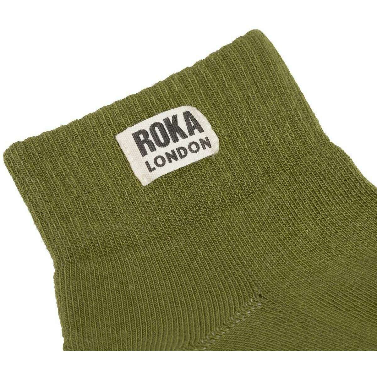 Roka Wembley Socks - Avocado Green - Image 2