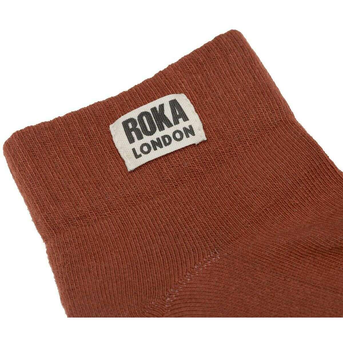 Roka Wembley Socks - Bran Brown - Image 2