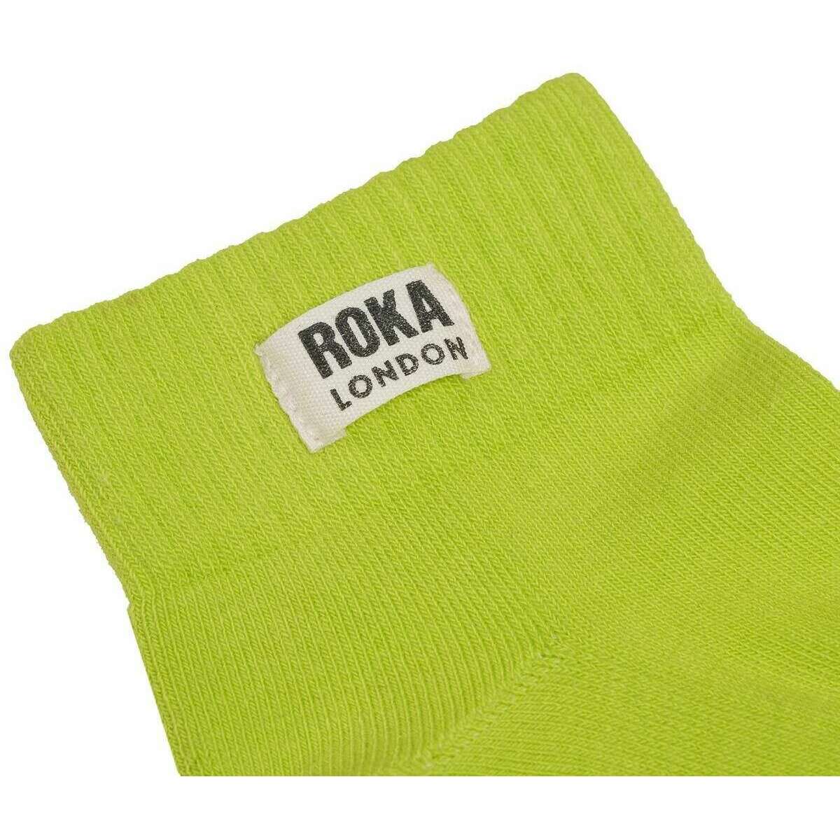 Roka Wembley Socks - Lime Green - Image 2