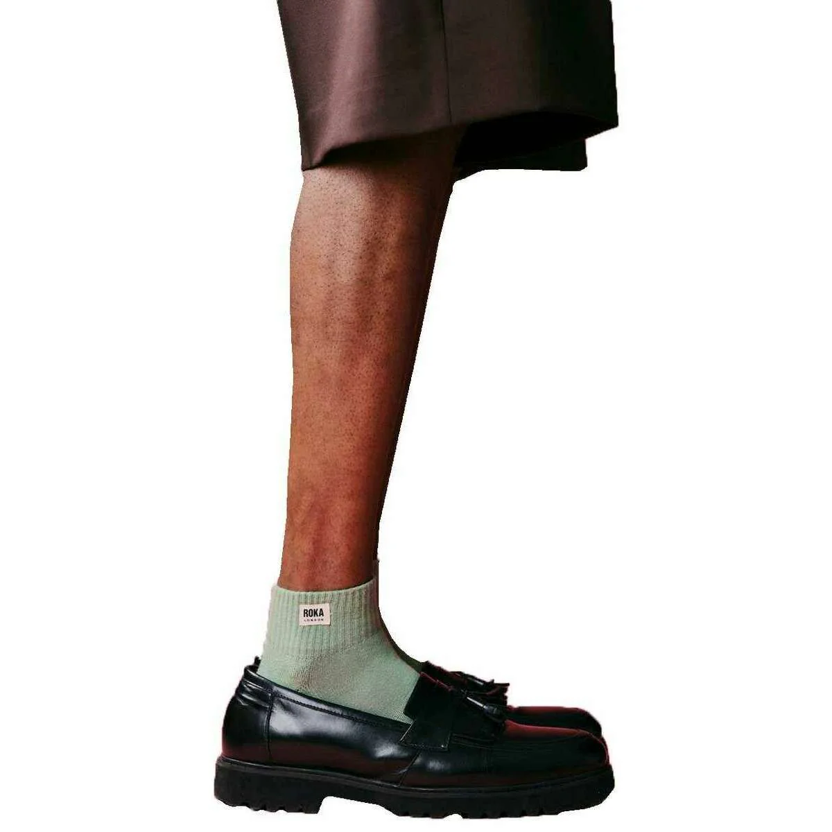 Roka Wembley Socks - Matcha Green - Image 4