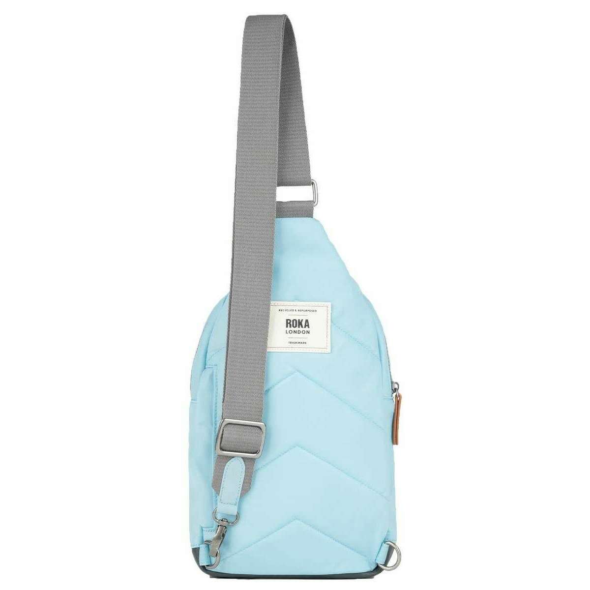 Roka Willesden B Large Recycled Nylon Scooter Bag - Canal Blue - Image 2