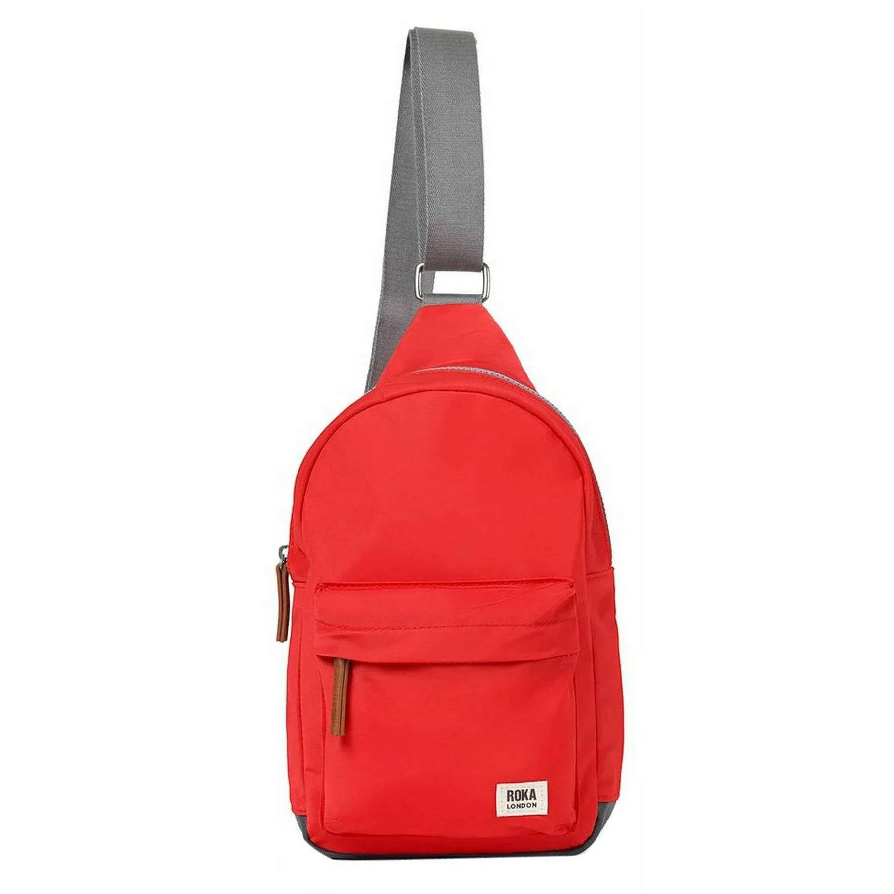 Roka Willesden B Large Recycled Nylon Scooter Bag - Chilli Oil Red