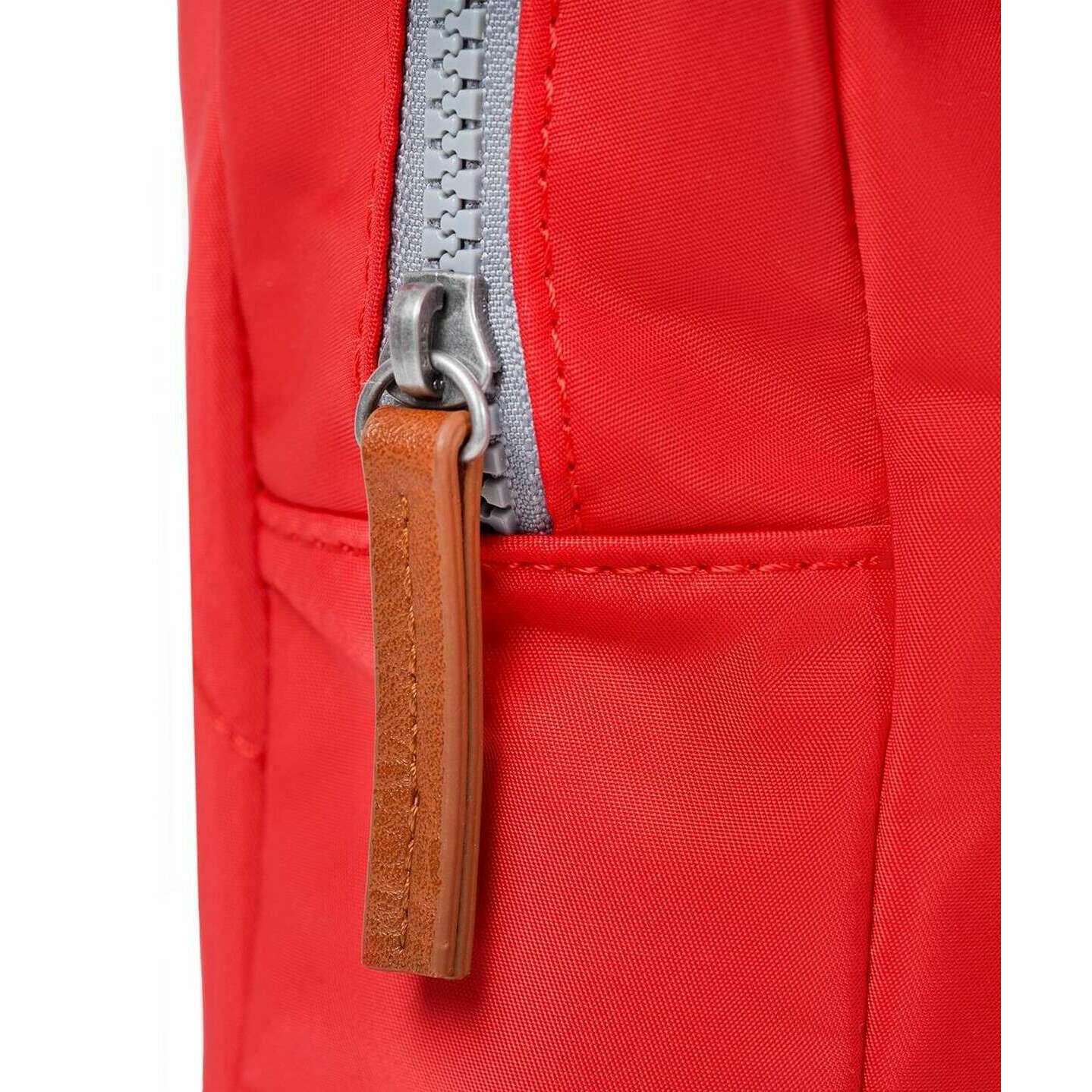 Roka Willesden B Large Recycled Nylon Scooter Bag - Chilli Oil Red - Image 6