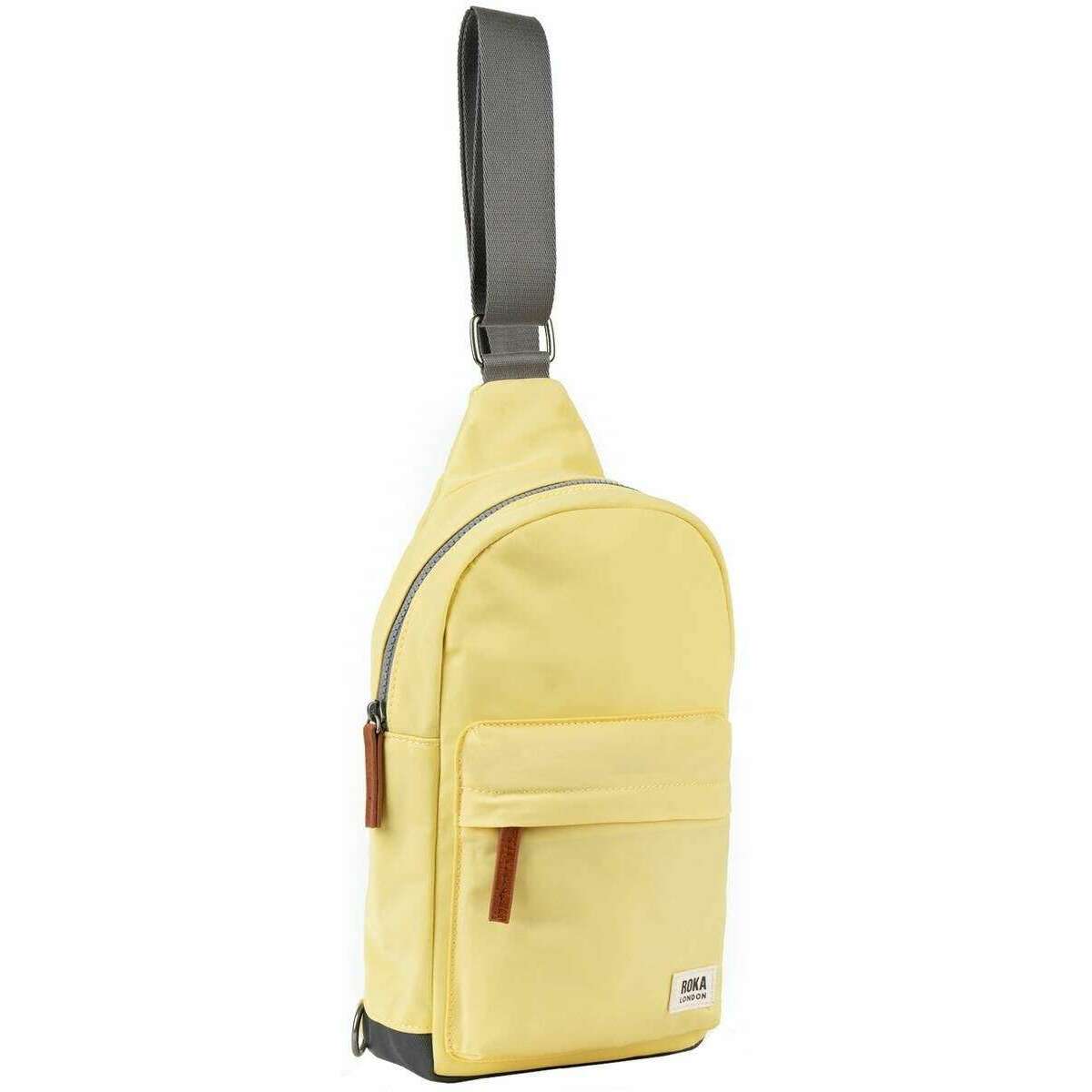 Roka Willesden B Large Recycled Nylon Scooter Bag - Citron Yellow - Image 3