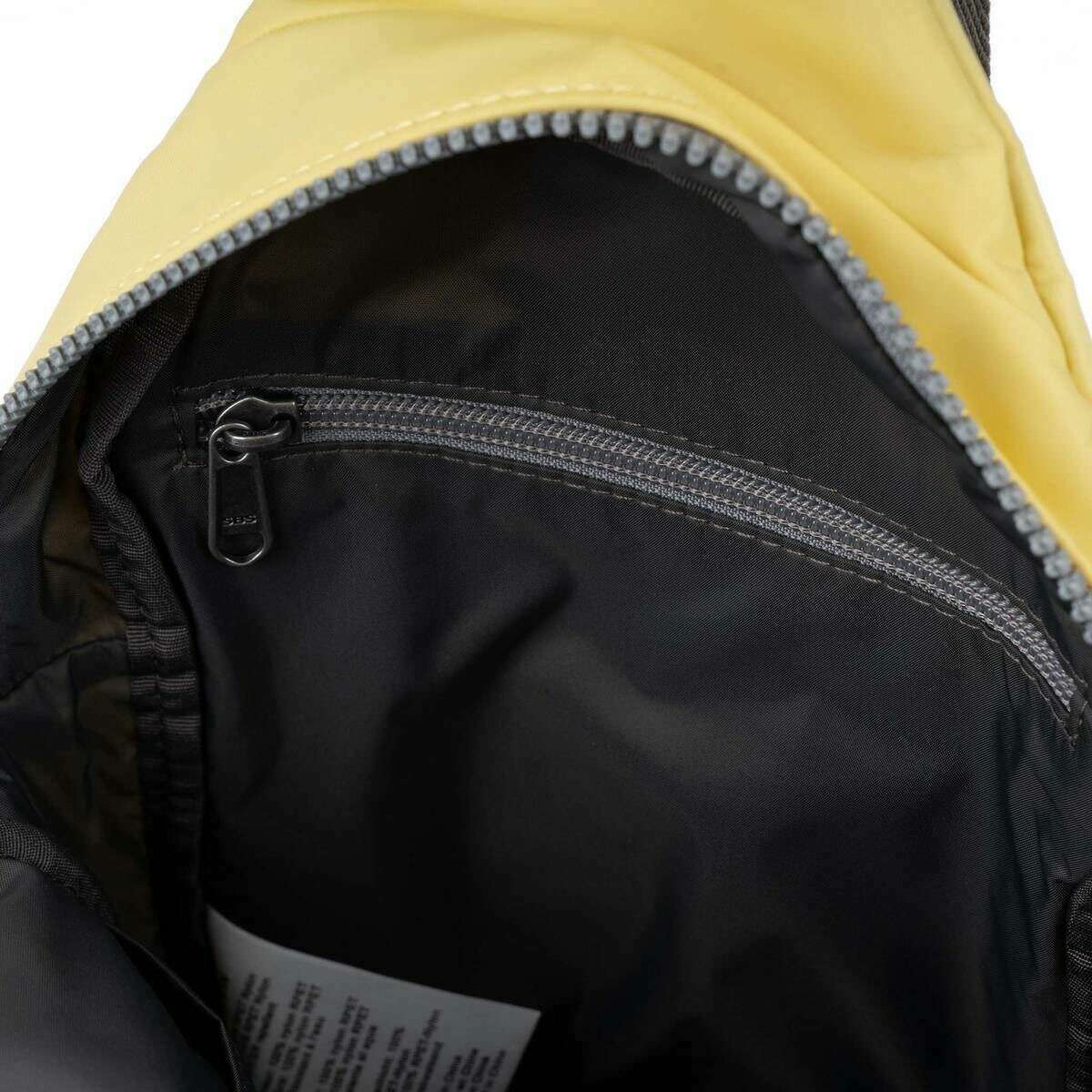 Roka Willesden B Large Recycled Nylon Scooter Bag - Citron Yellow - Image 4