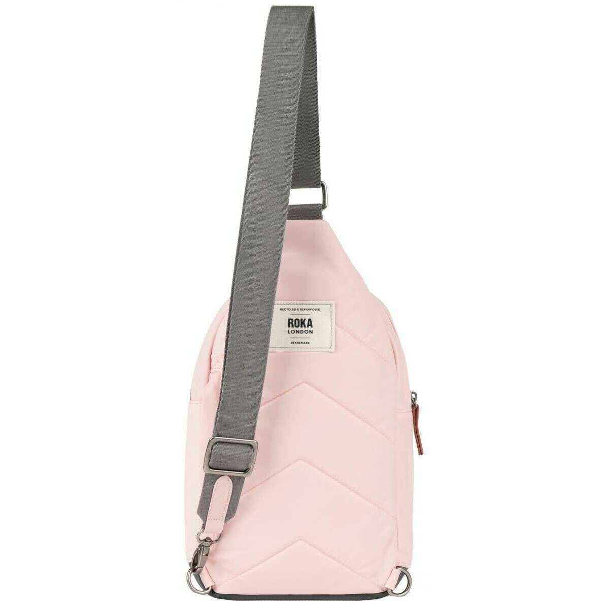 Roka Willesden B Large Recycled Nylon Scooter Bag - English Rose Pink - Image 2
