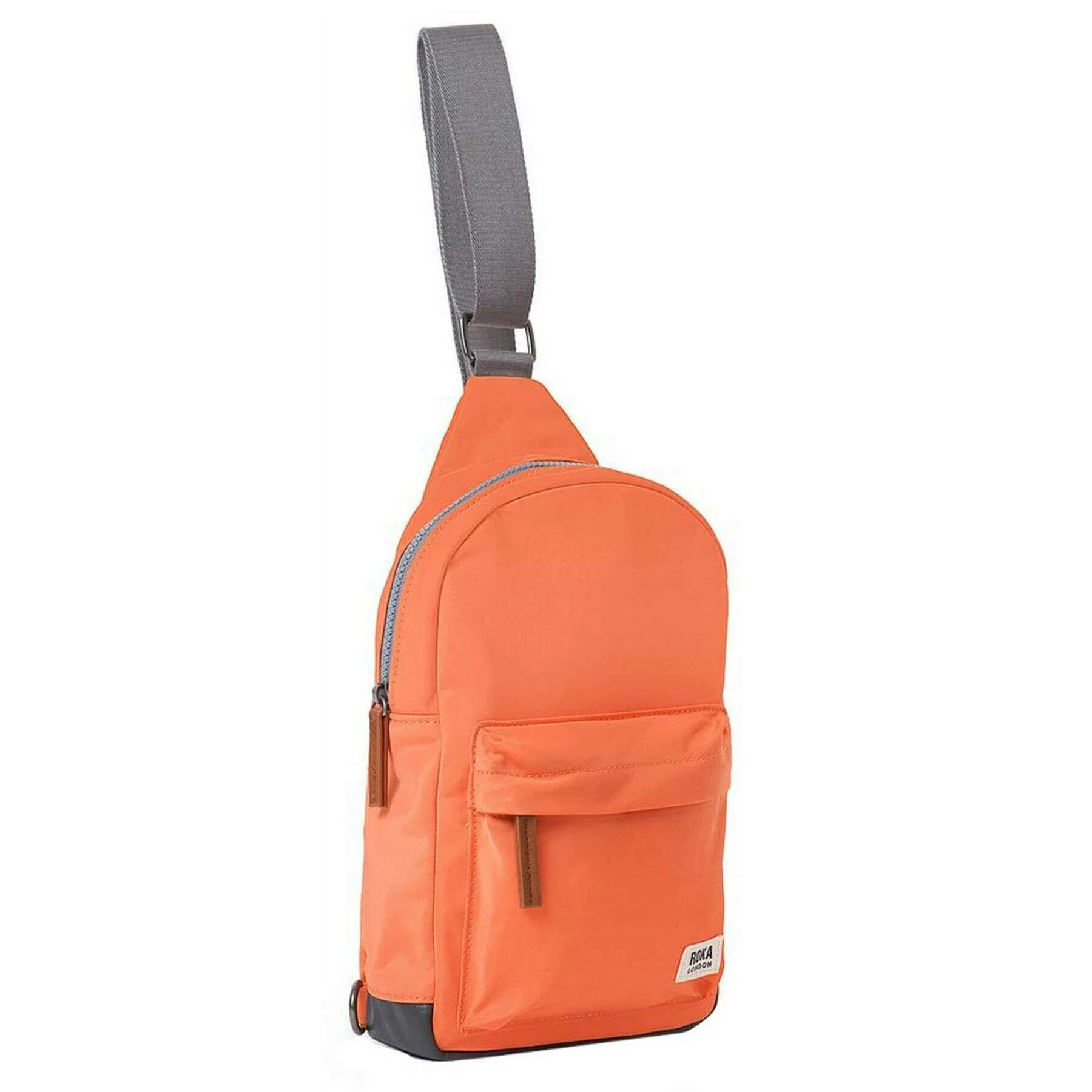 Roka Willesden B Large Recycled Nylon Scooter Bag - Firecracker Orange - Image 3