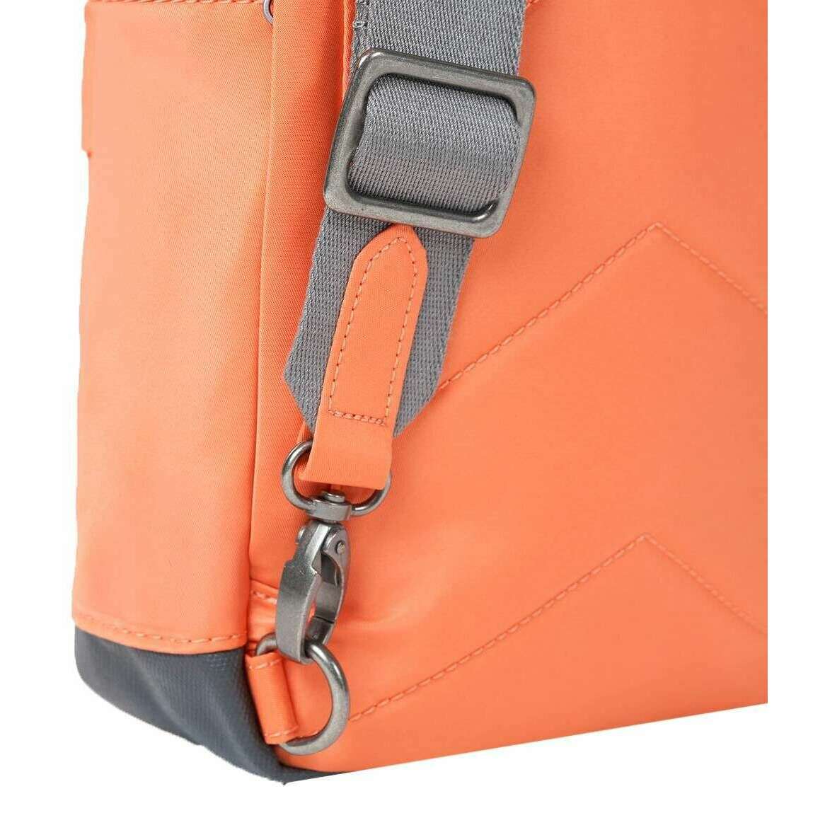 Roka Willesden B Large Recycled Nylon Scooter Bag - Firecracker Orange - Image 5