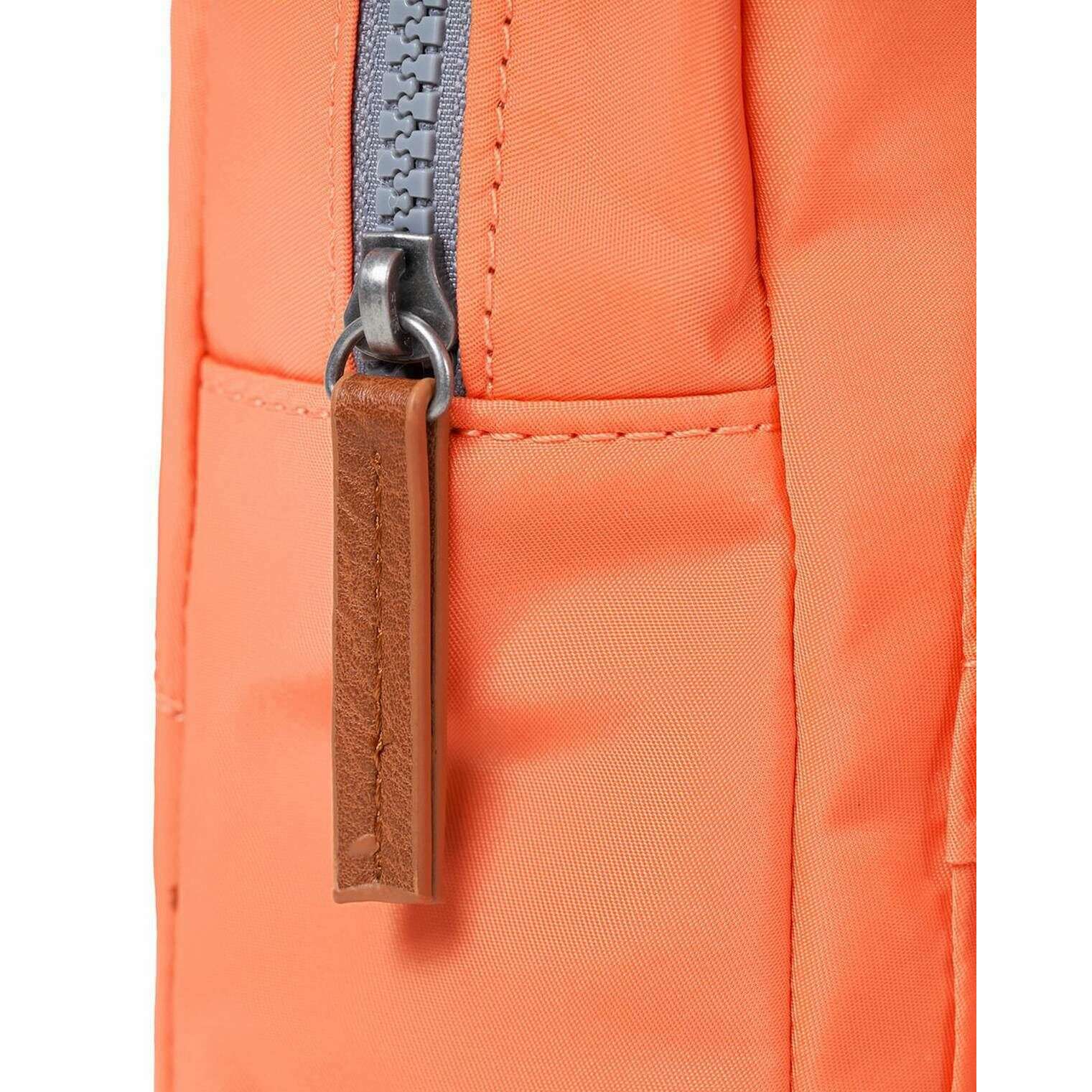 Roka Willesden B Large Recycled Nylon Scooter Bag - Firecracker Orange - Image 6