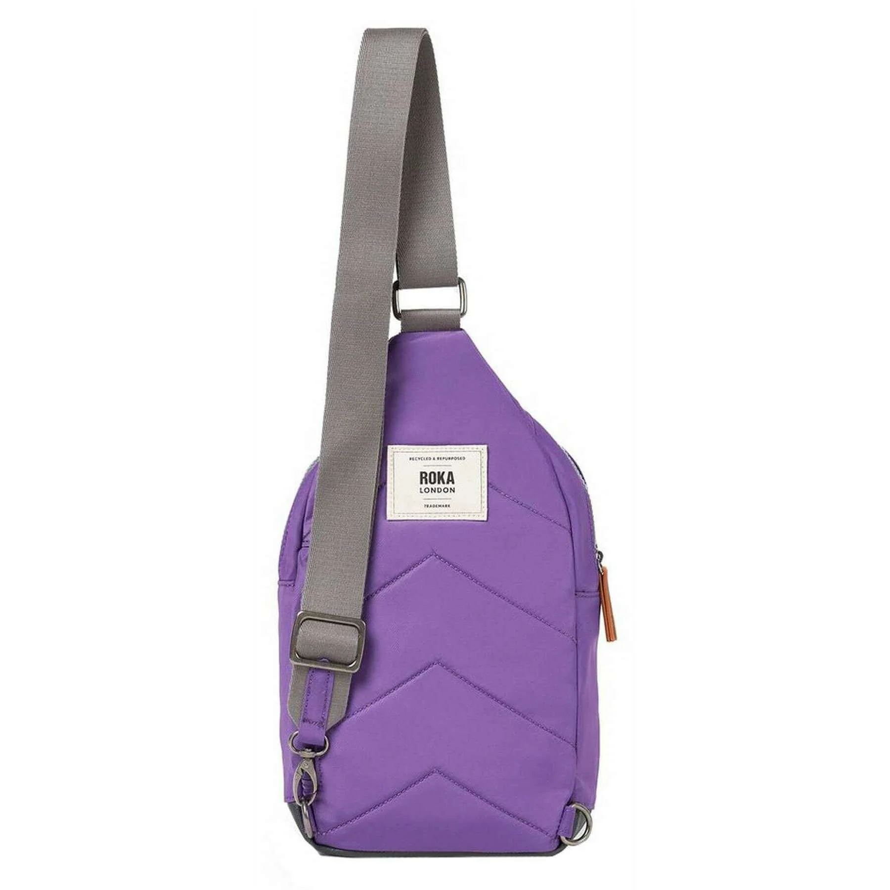 Roka Willesden B Large Recycled Nylon Scooter Bag - Fresh Purple - Image 2