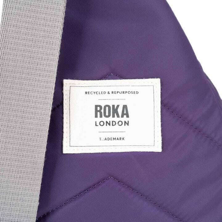 Roka Willesden B Large Recycled Nylon Scooter Bag - Majestic Purple - Image 7