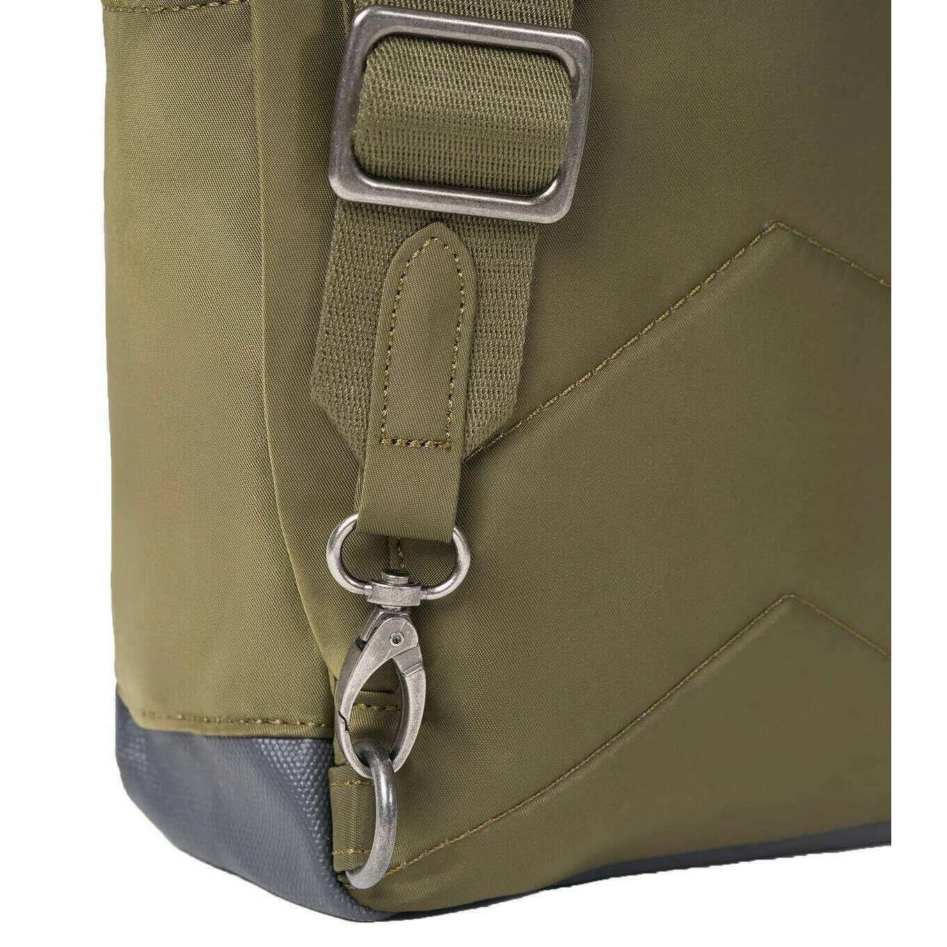 Roka Willesden B Large Recycled Nylon Scooter Bag - Military Tonal Green - Image 5