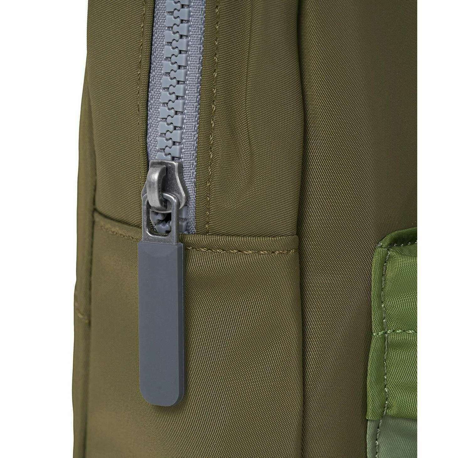 Roka Willesden B Large Recycled Nylon Scooter Bag - Military Tonal Green - Image 6