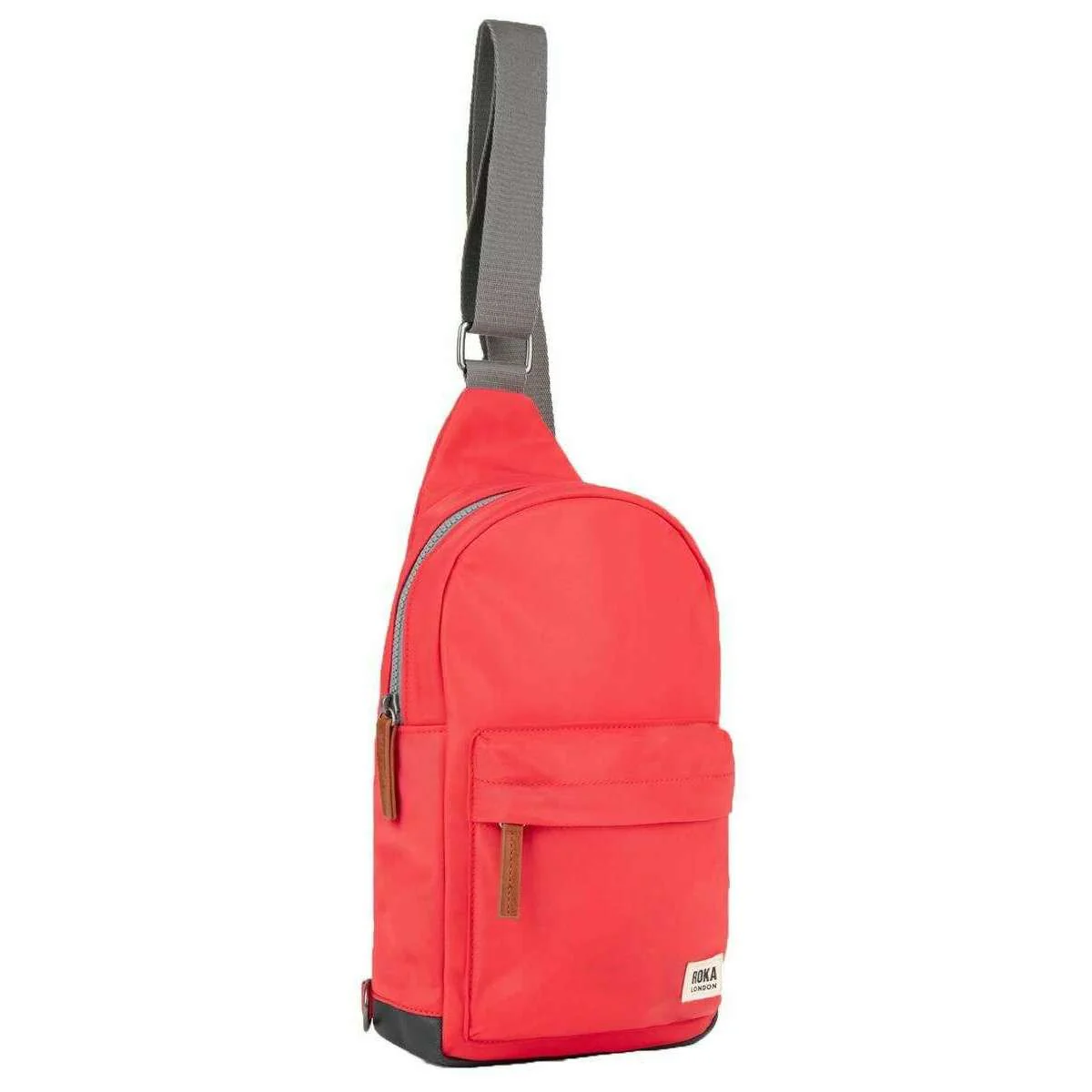 Roka Willesden B Large Recycled Nylon Scooter Bag - Poppy Red - Image 3