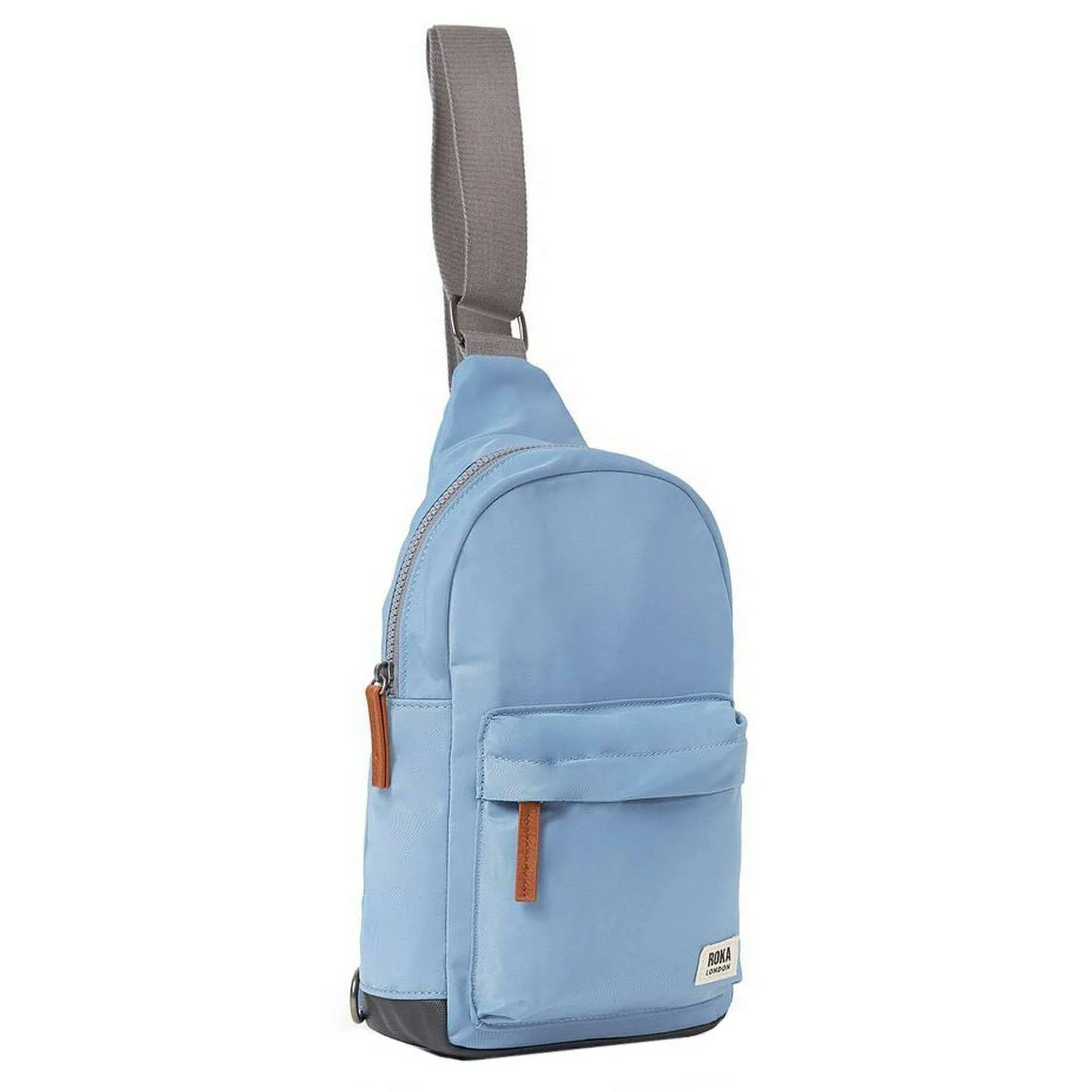 Roka Willesden B Large Recycled Nylon Scooter Bag - Retro Blue - Image 3