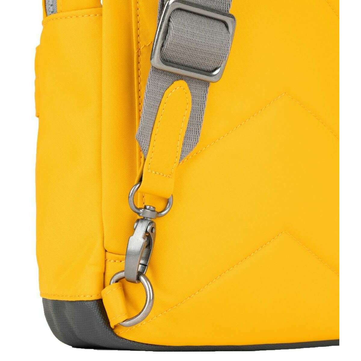 Roka Willesden B Large Recycled Nylon Scooter Bag - Saffron Yellow - Image 5